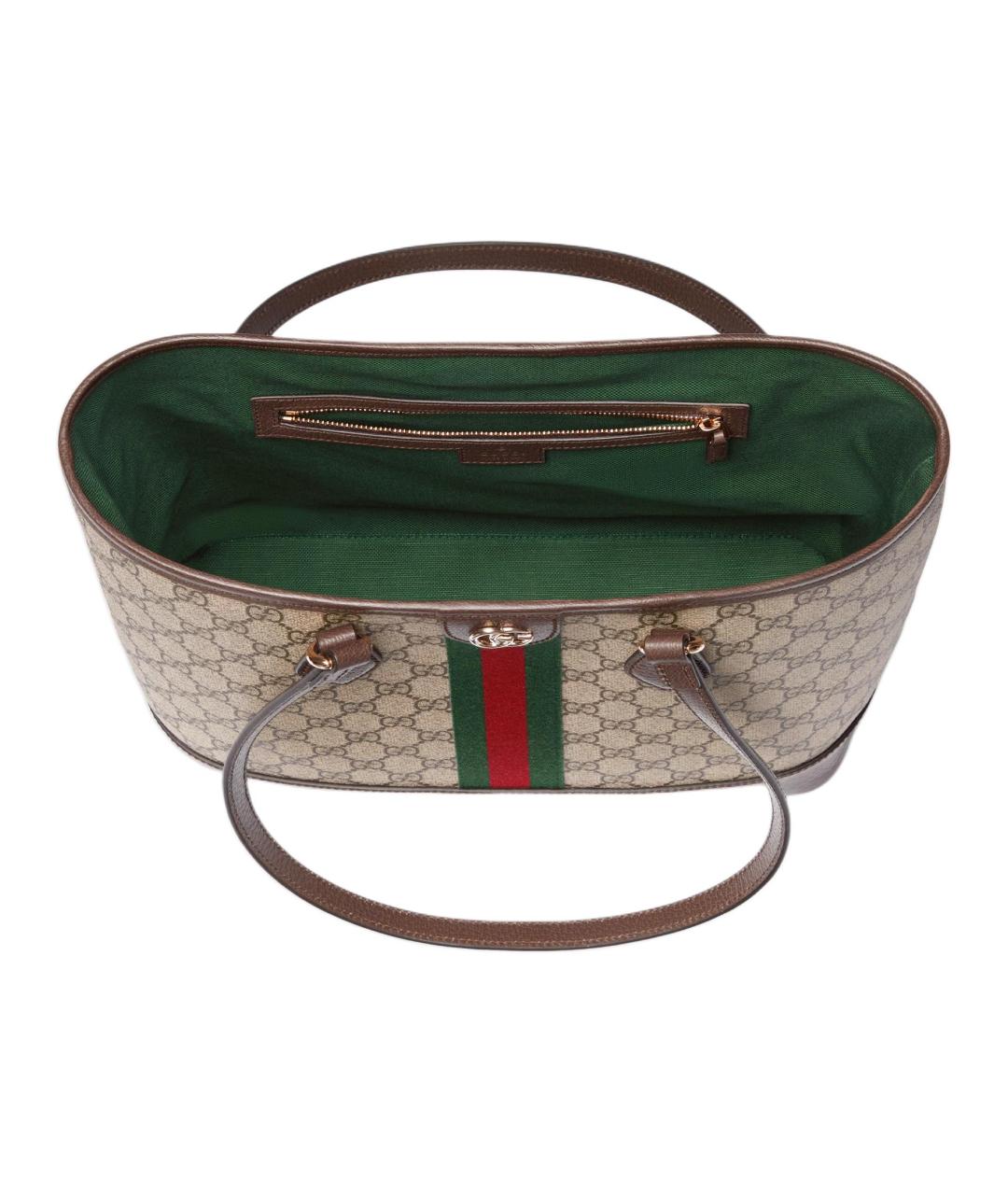 GUCCI Коричневая сумка через плечо, фото 3