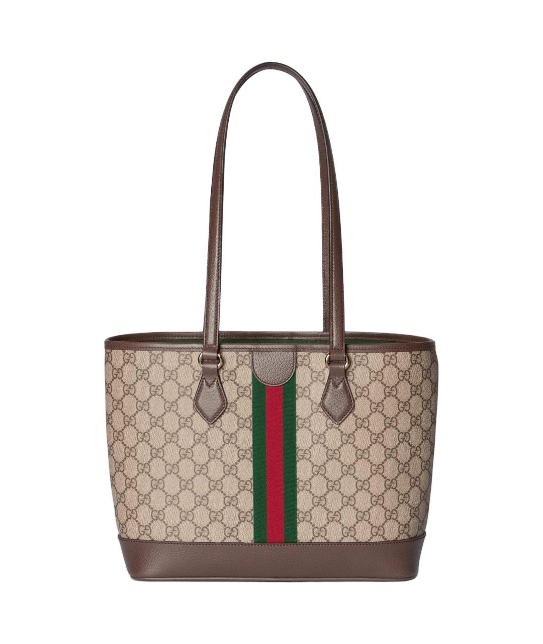 GUCCI Коричневая сумка через плечо, фото 1