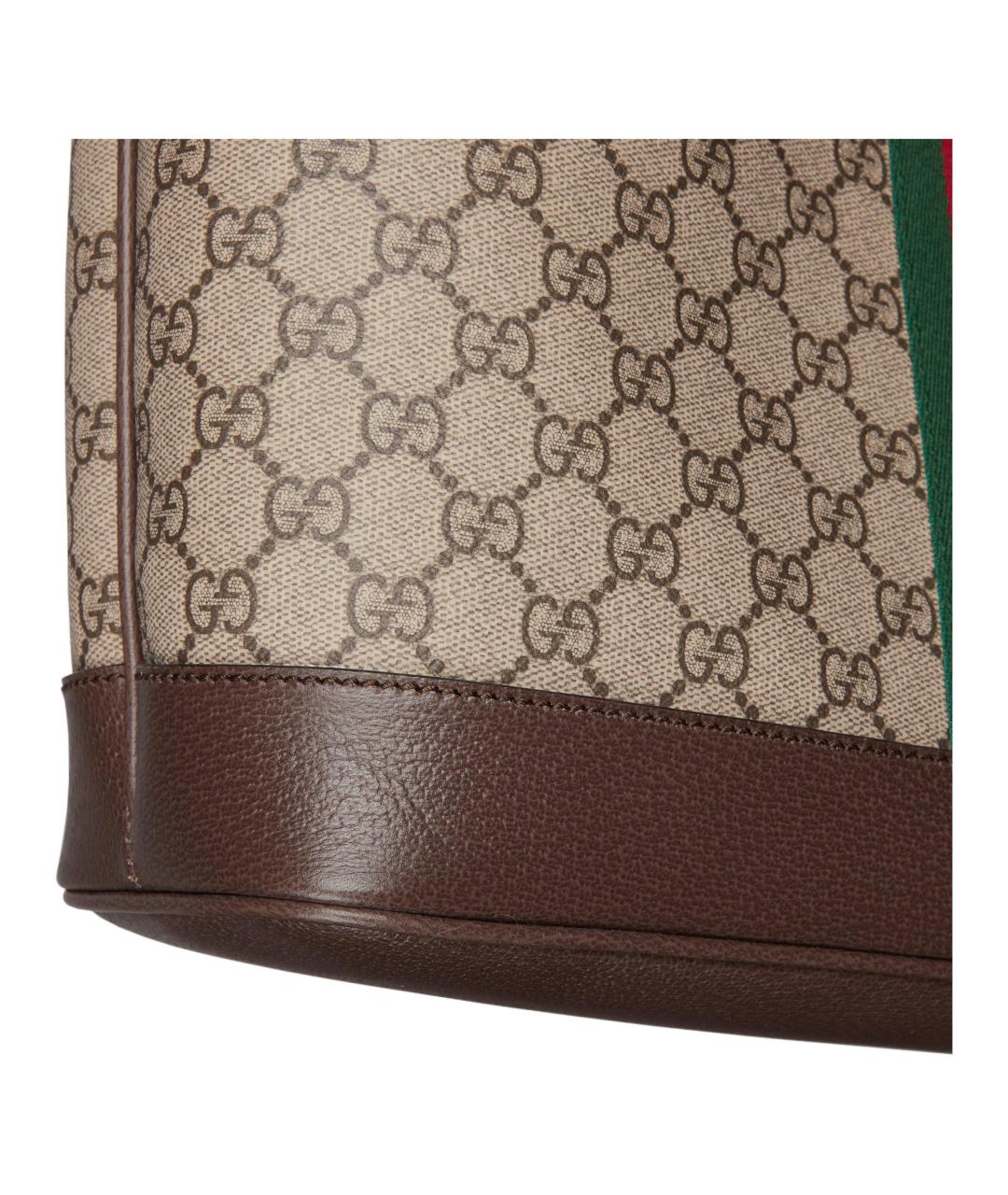 GUCCI Коричневая сумка через плечо, фото 5