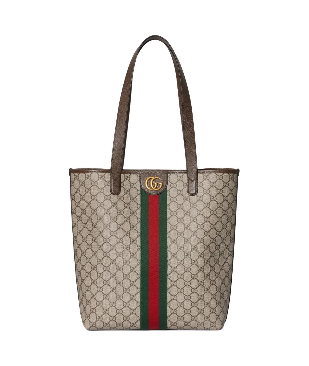GUCCI Коричневая сумка на плечо, фото 1