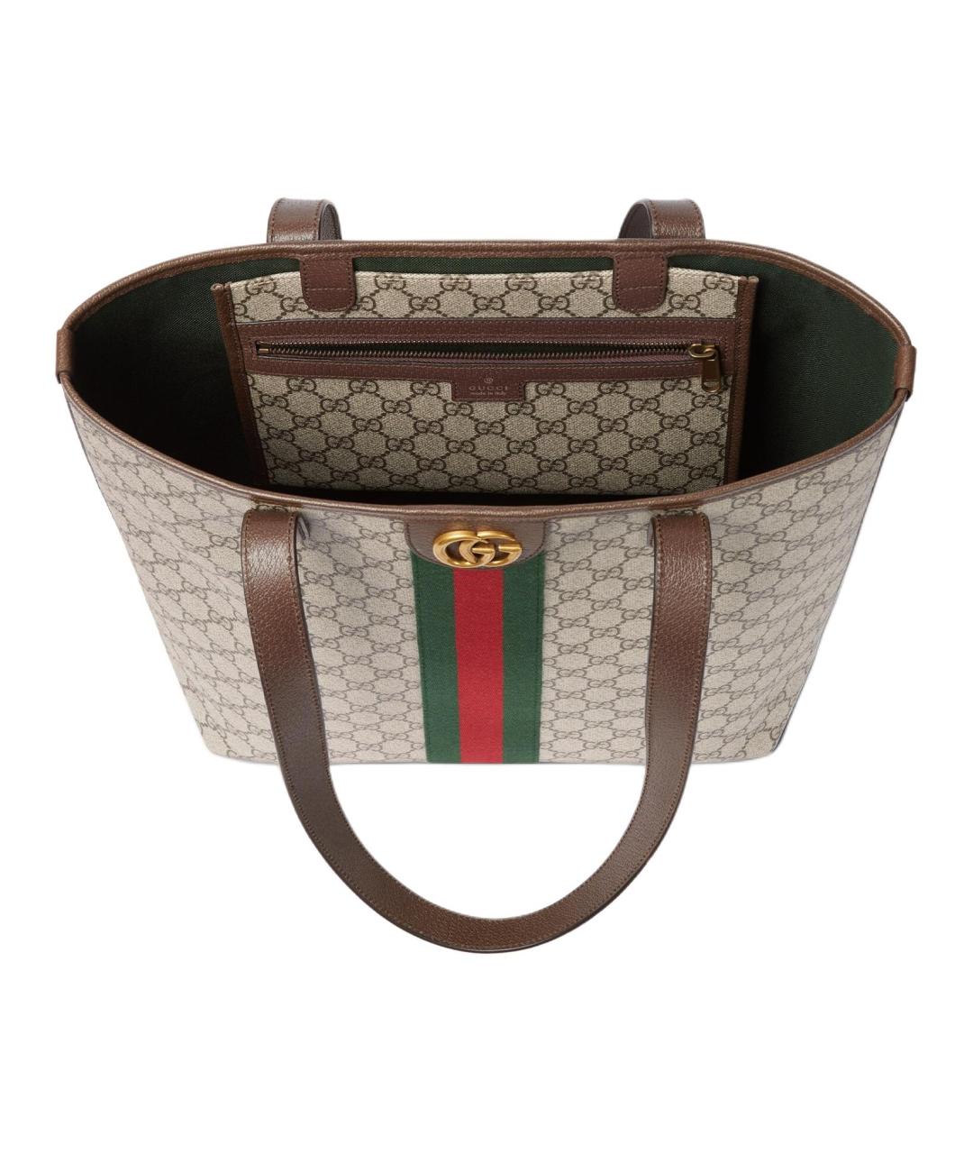 GUCCI Коричневая сумка на плечо, фото 5