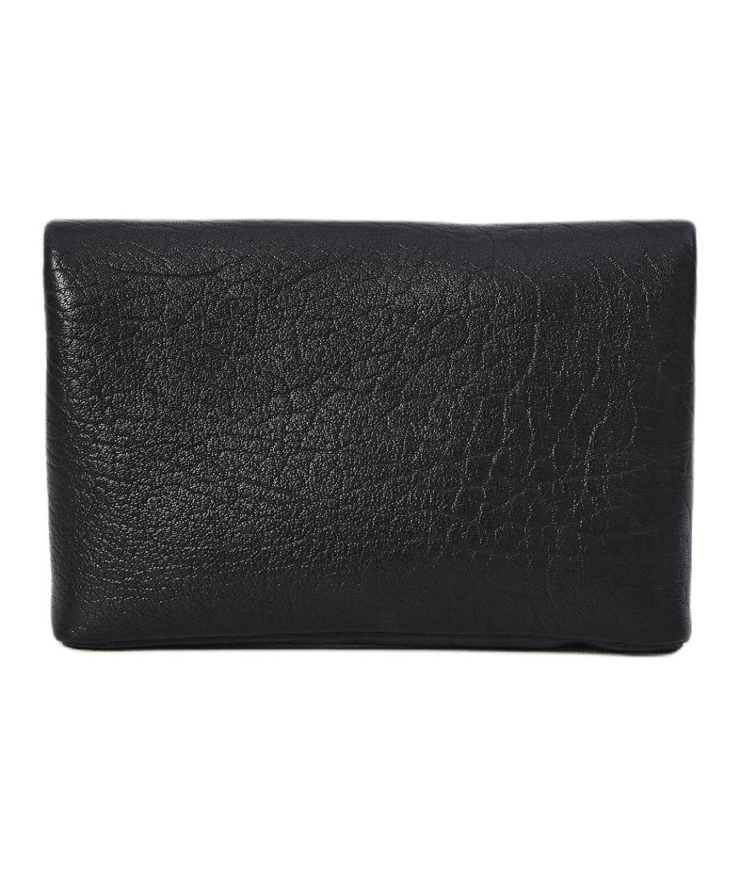 SAINT LAURENT Черная кожаная сумка через плечо, фото 3