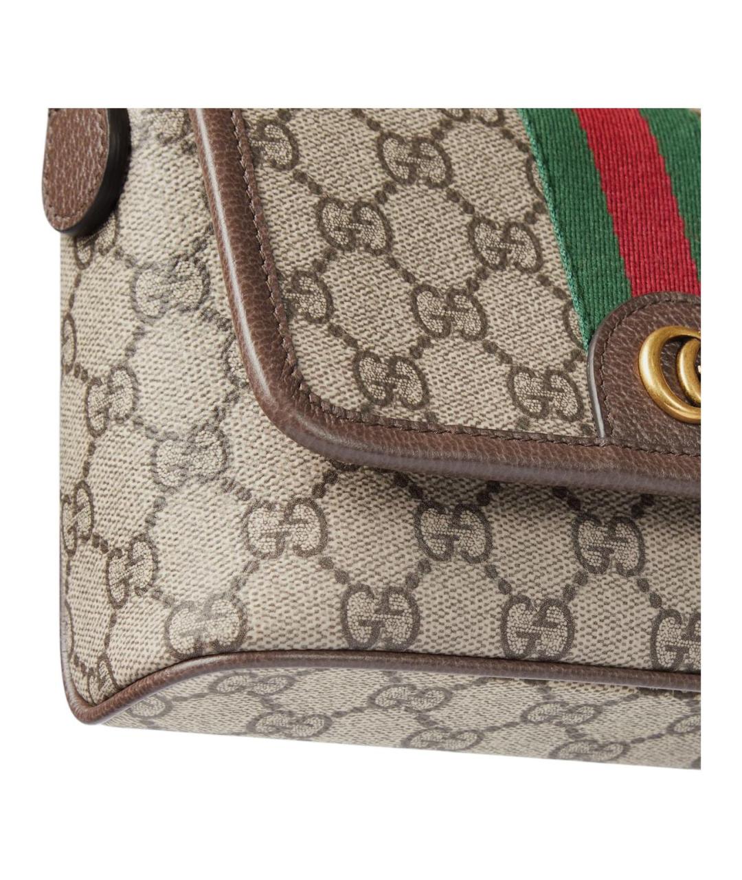 GUCCI Коричневая сумка на плечо, фото 7