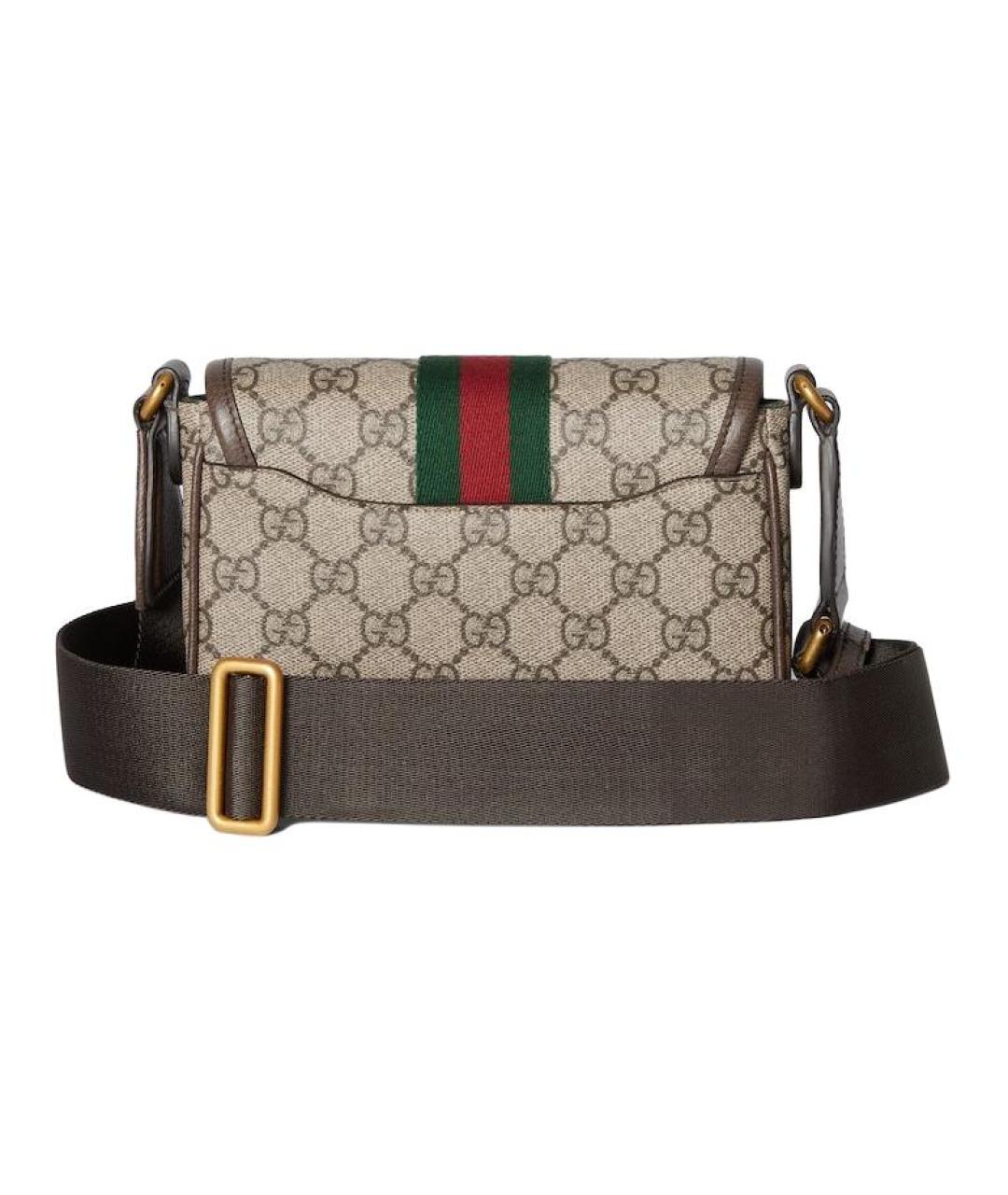 GUCCI Коричневая сумка на плечо, фото 4
