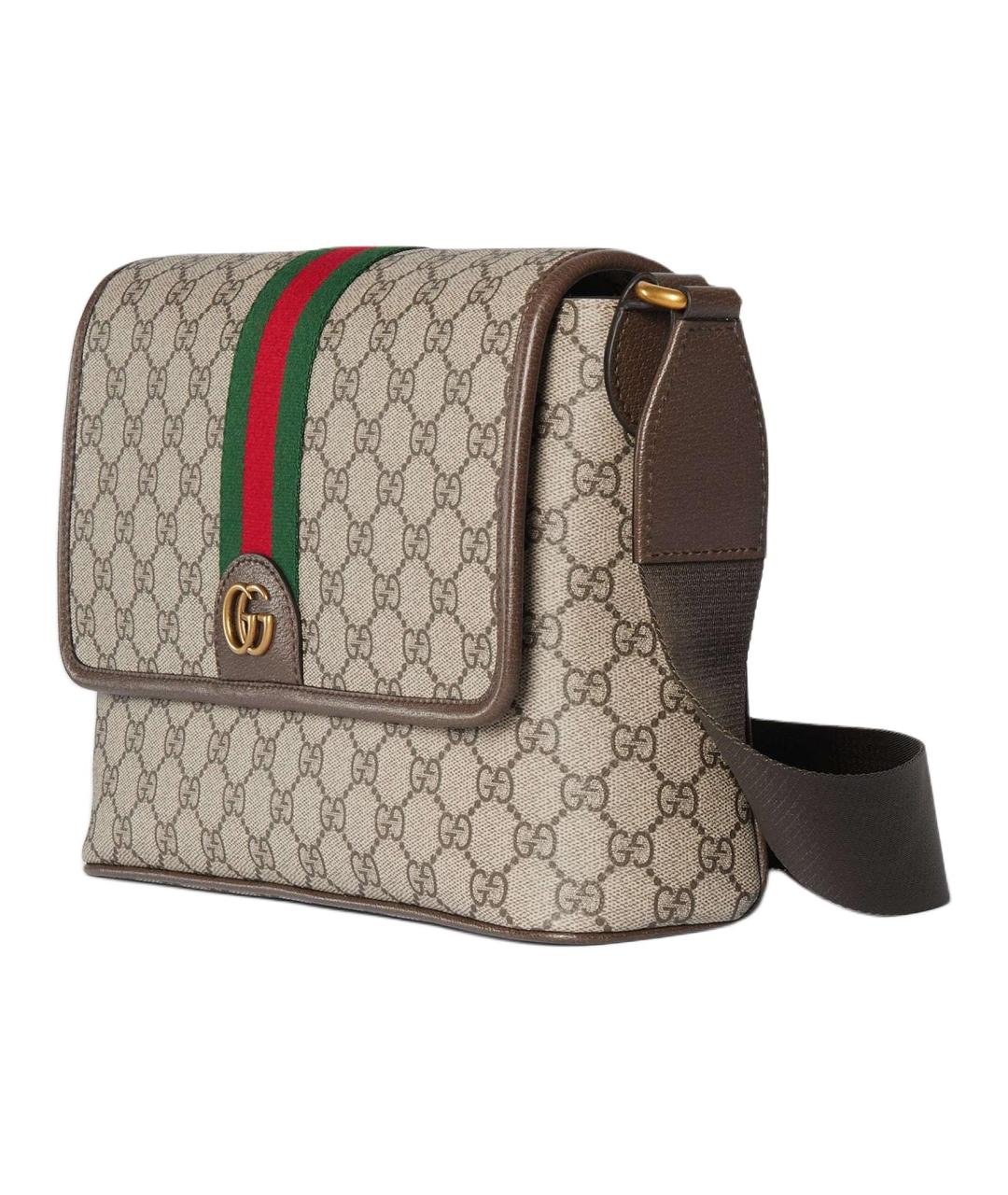 GUCCI Коричневая сумка на плечо, фото 2