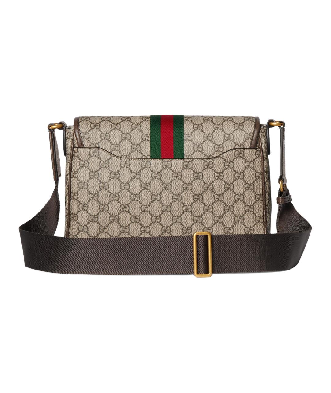 GUCCI Коричневая сумка на плечо, фото 4