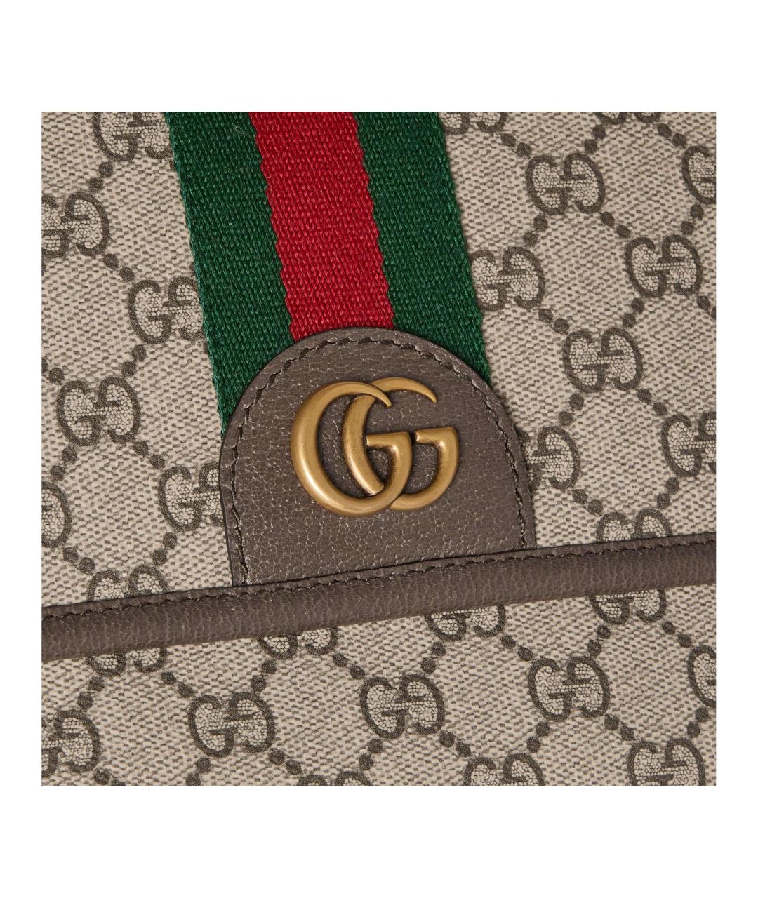 GUCCI Коричневая сумка на плечо, фото 6