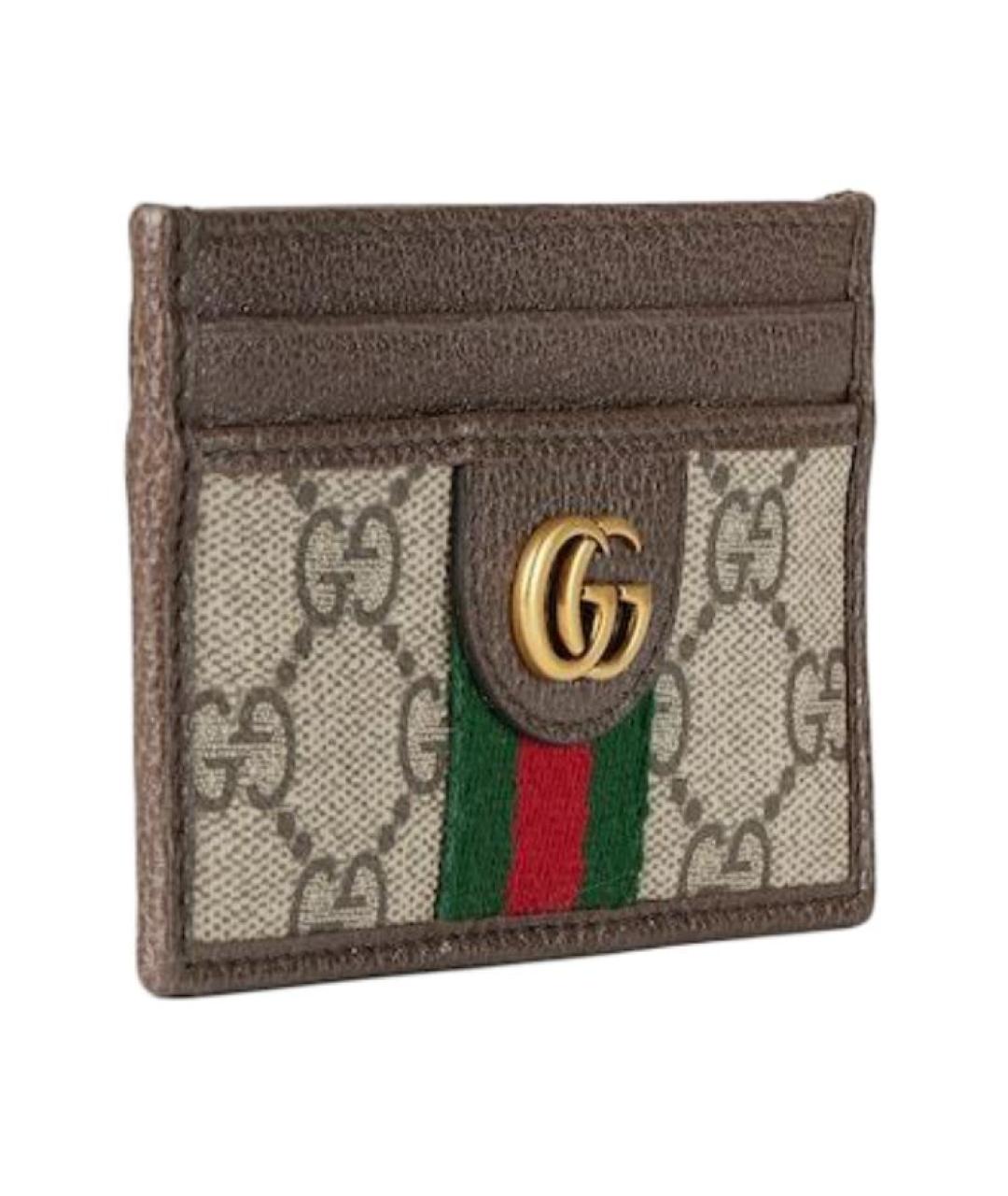 GUCCI Коричневый кардхолдер, фото 2