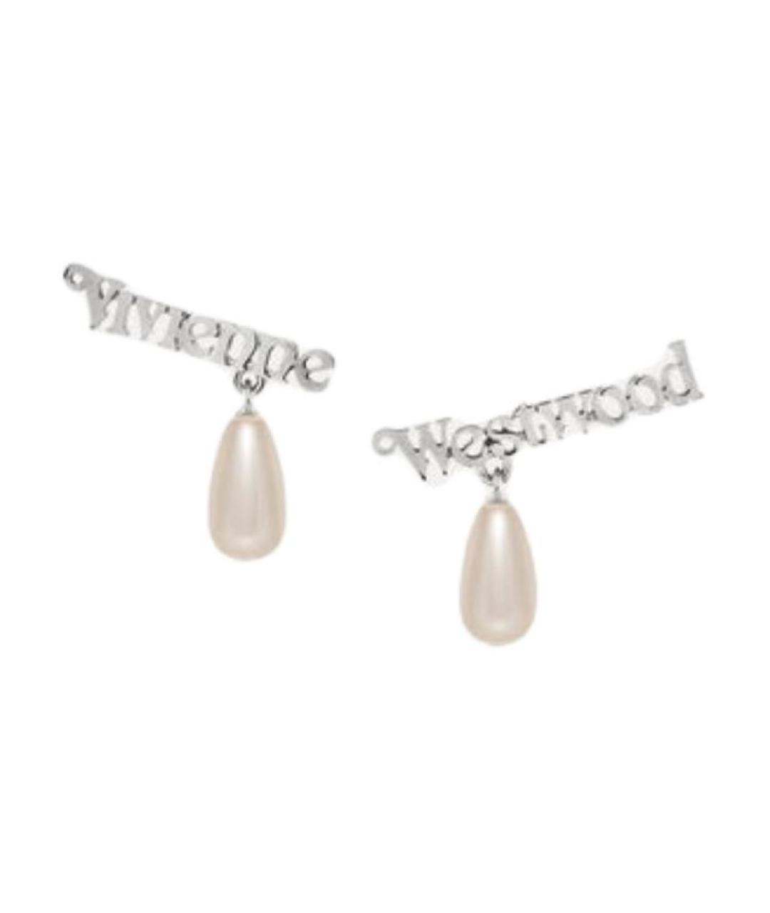 VIVIENNE WESTWOOD Серебряные латунные серьги, фото 3