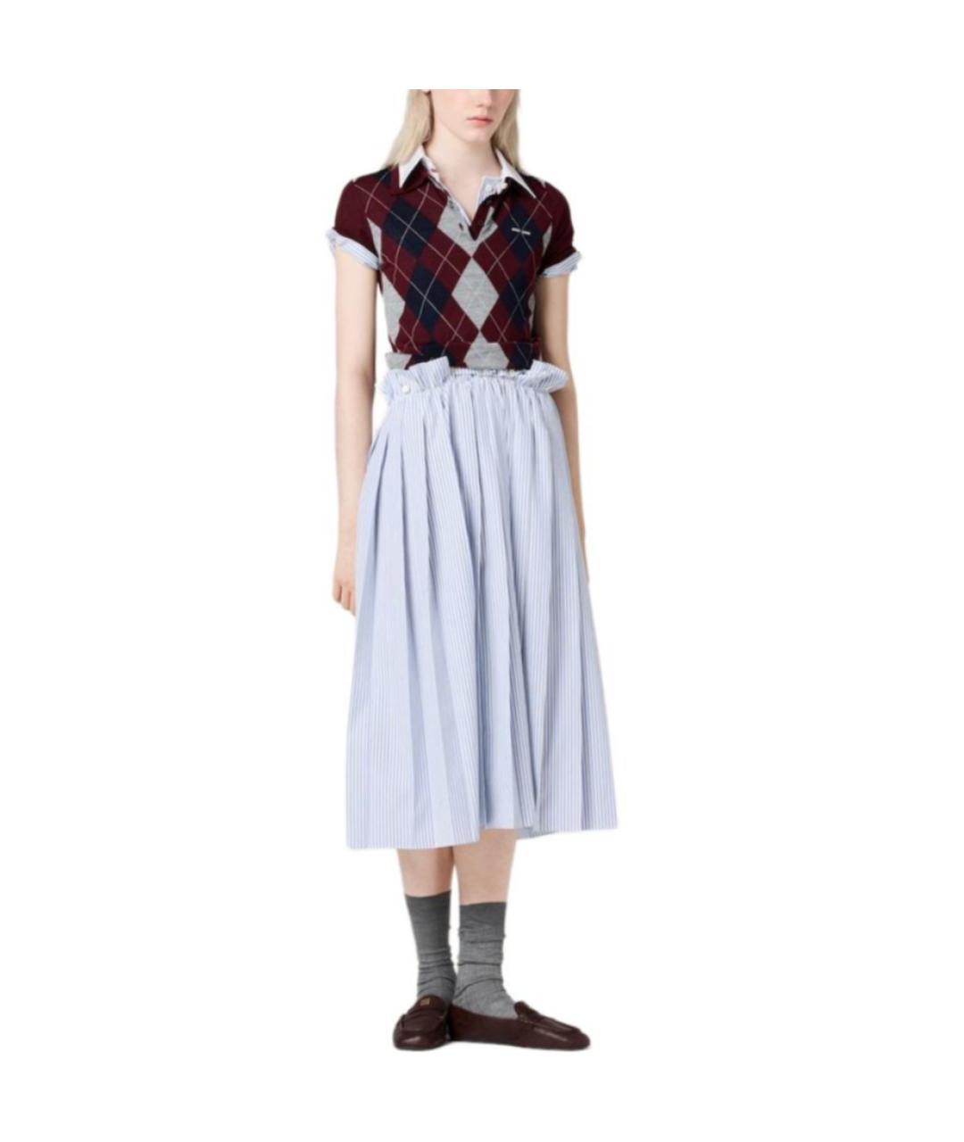 MIU MIU Бордовая рубашка, фото 2