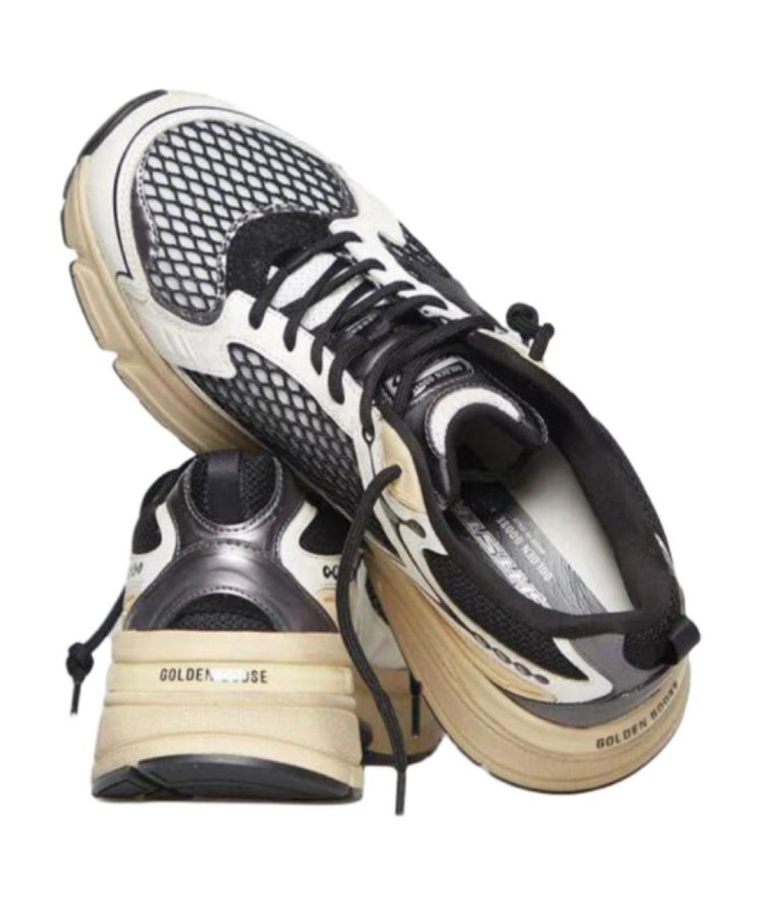 GOLDEN GOOSE DELUXE BRAND Черные низкие кроссовки / кеды, фото 3