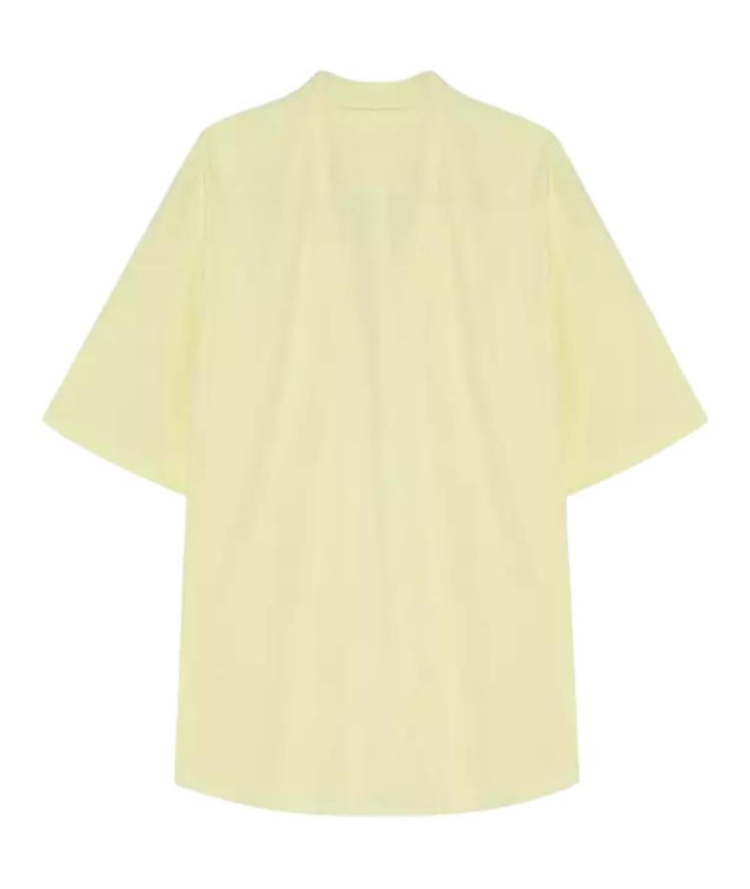 BURBERRY Желтая классическая рубашка, фото 2