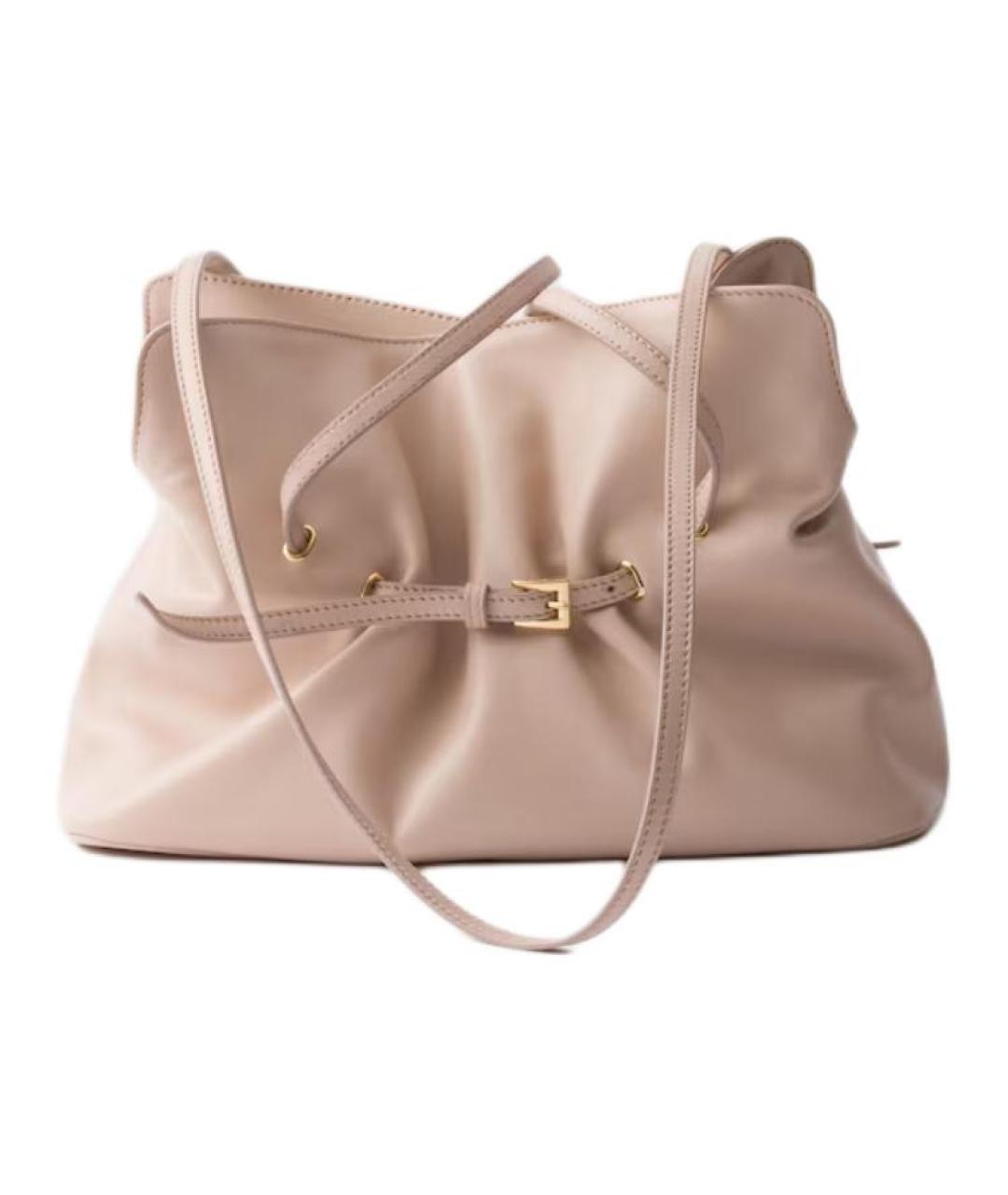 PRADA Бежевая кожаная сумка тоут, фото 3