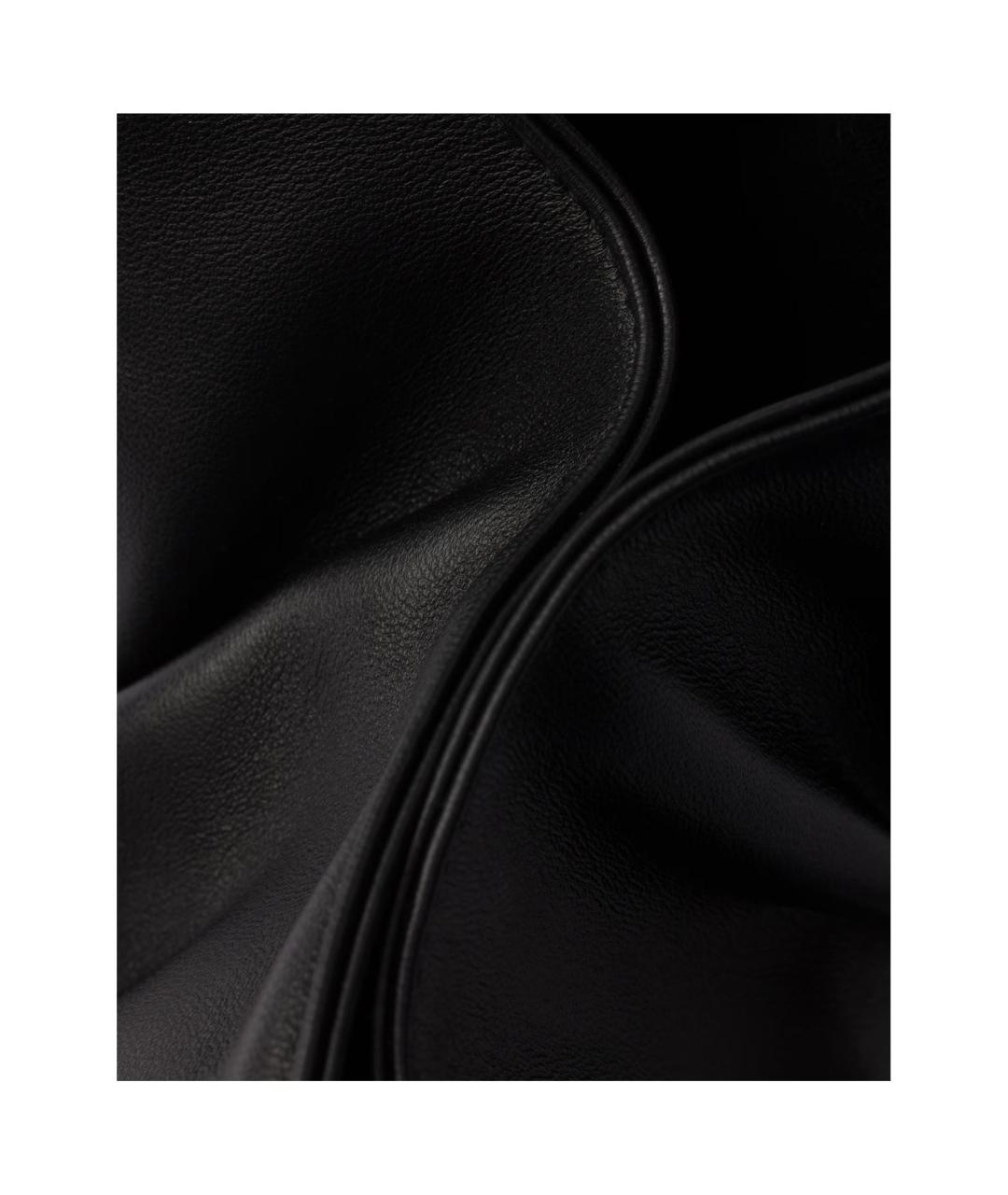 PRADA Черная кожаная сумка через плечо, фото 5