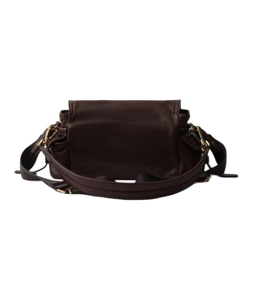 PRADA Коричневая сумка через плечо, фото 4