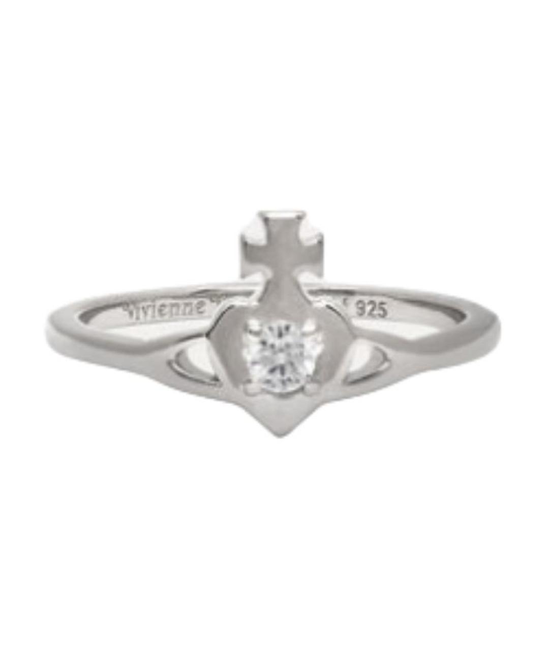 VIVIENNE WESTWOOD Серебряное платиновое кольцо, фото 4