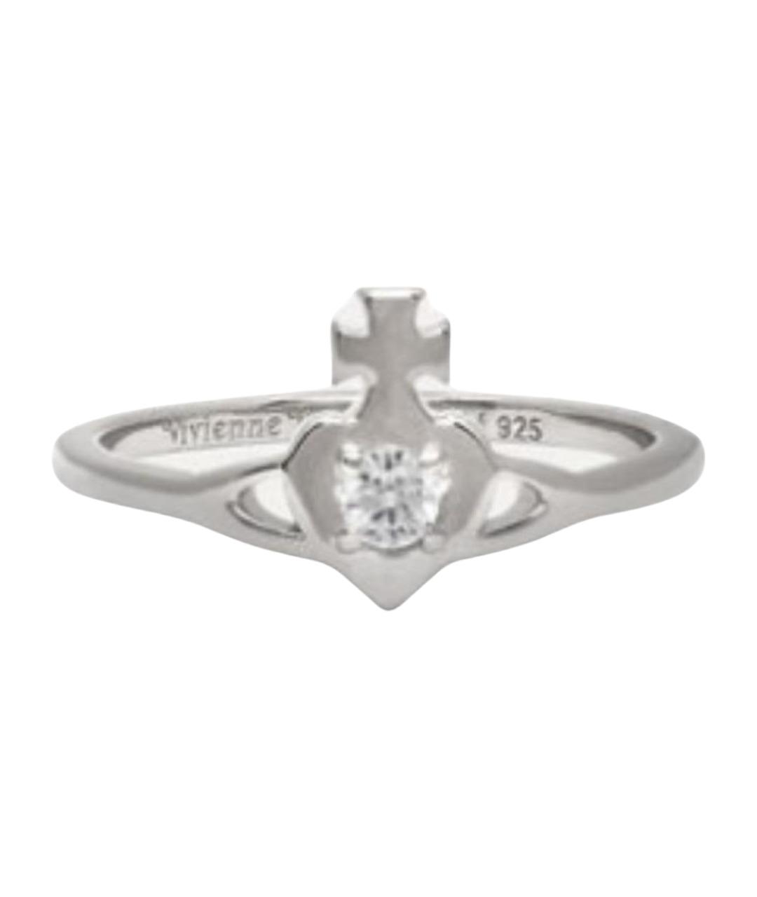 VIVIENNE WESTWOOD Серебряное платиновое кольцо, фото 1