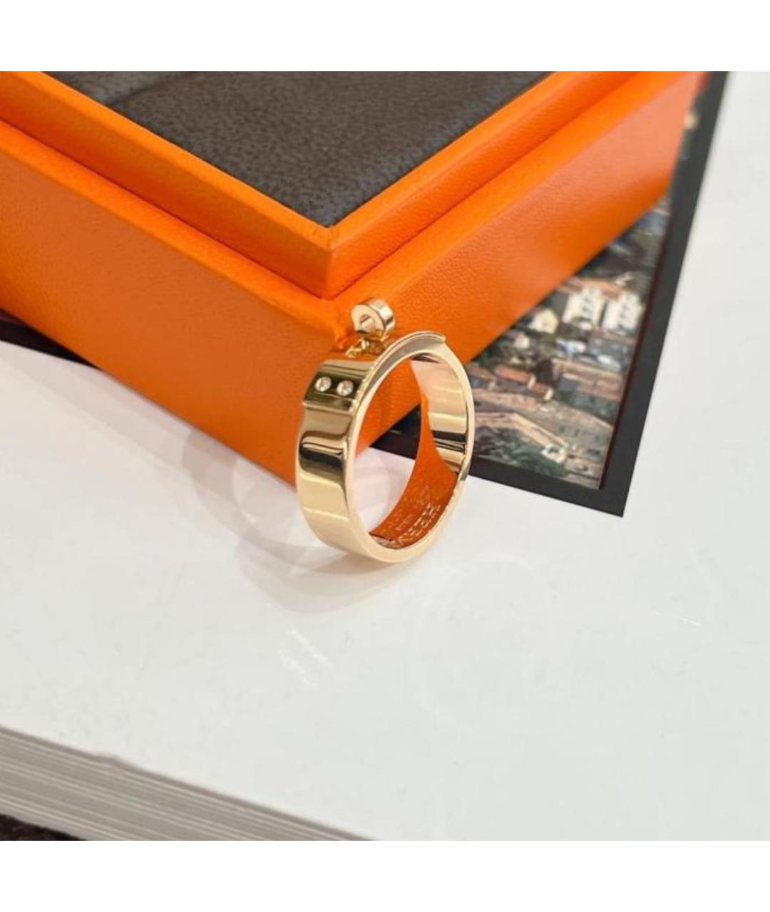 HERMES Золотое кольцо из розового золота, фото 4