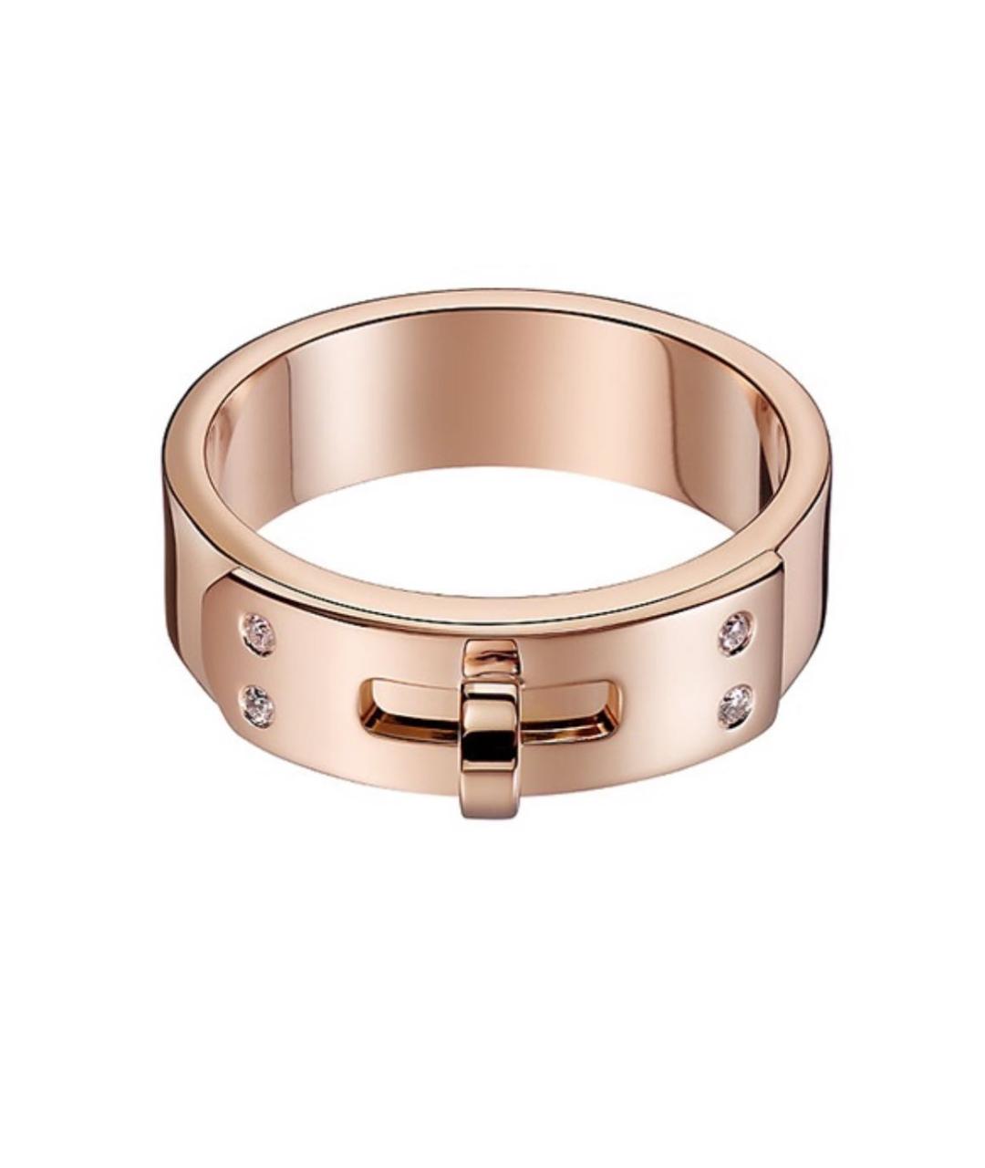 HERMES Золотое кольцо из розового золота, фото 1