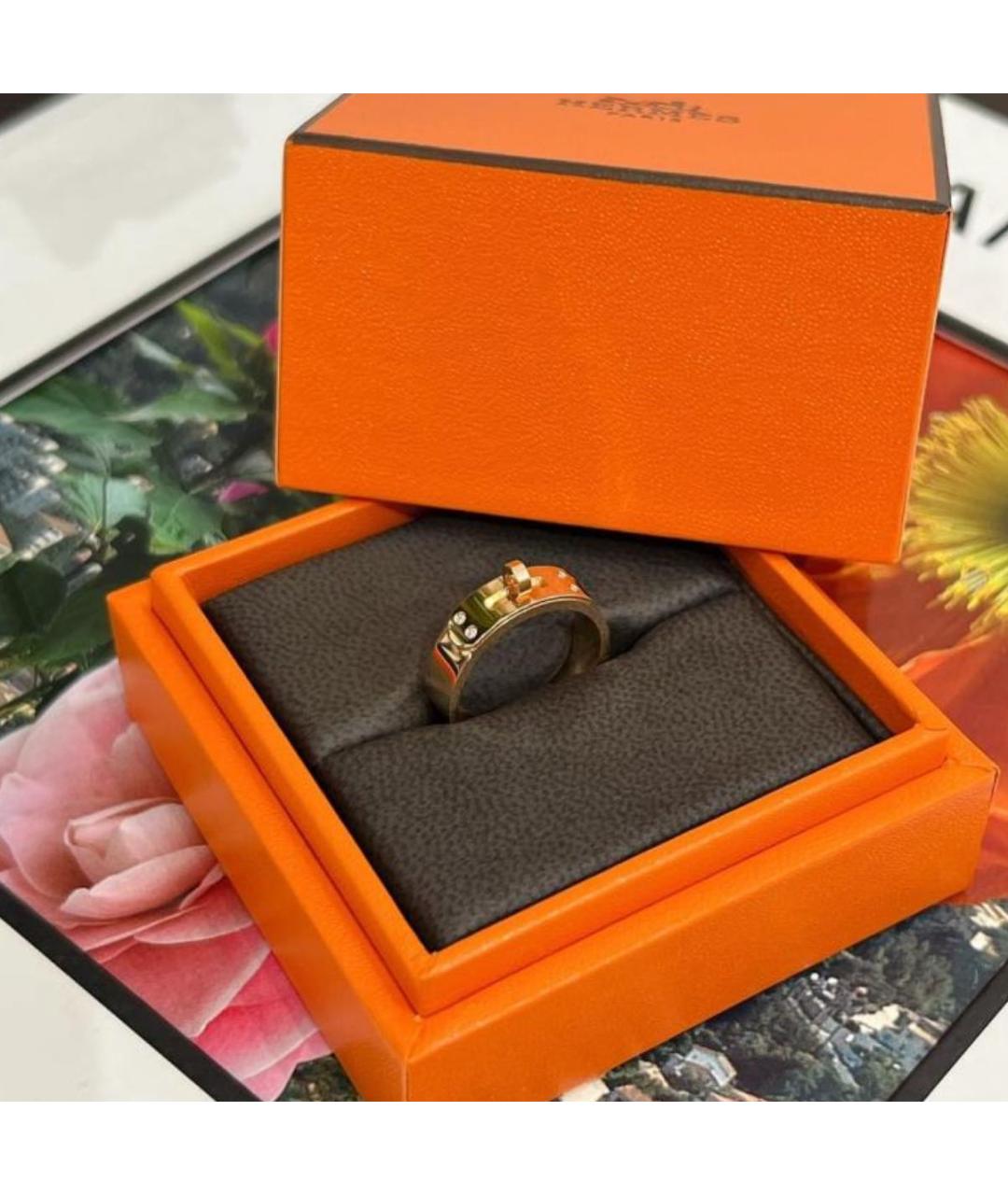 HERMES Золотое кольцо из розового золота, фото 3