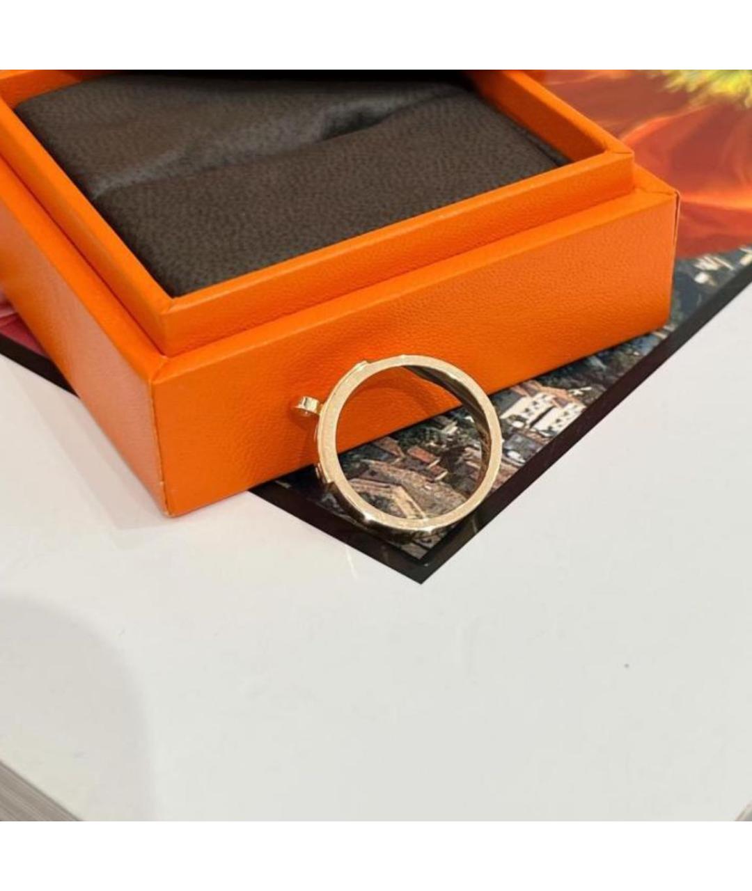 HERMES Золотое кольцо из розового золота, фото 5