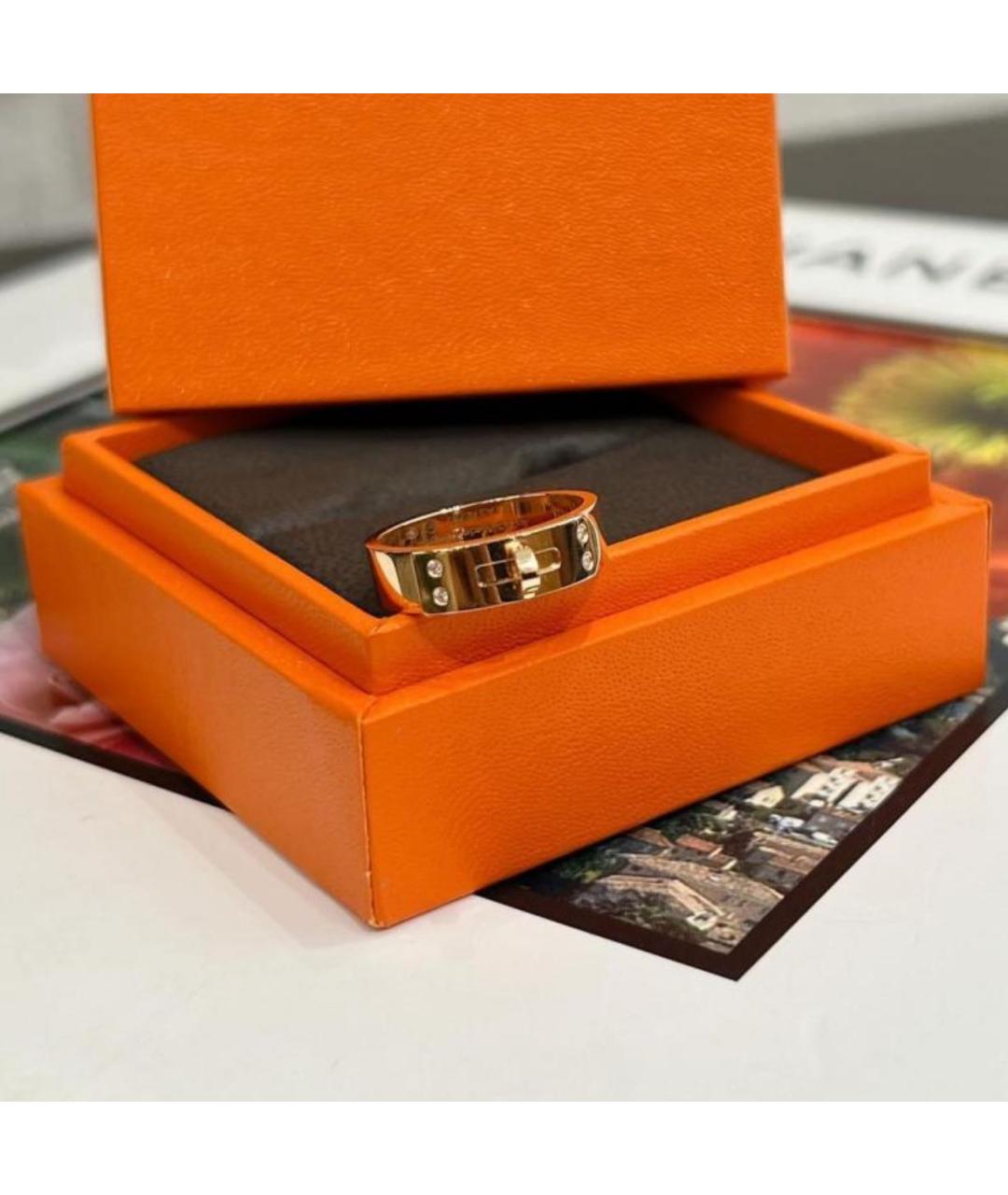 HERMES Золотое кольцо из розового золота, фото 2