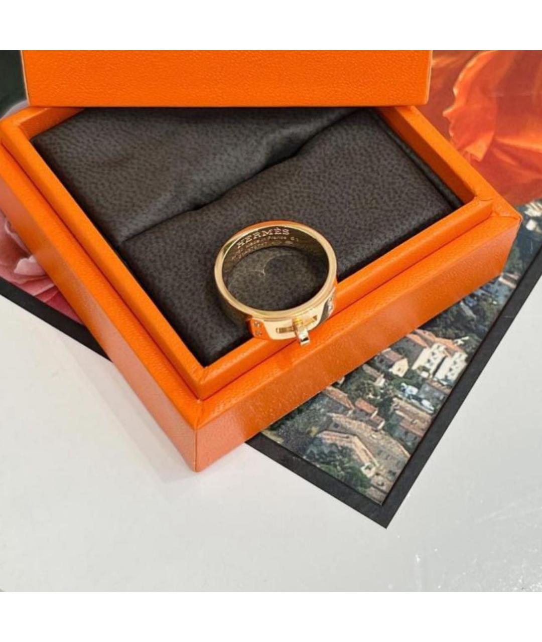 HERMES Золотое кольцо из розового золота, фото 6