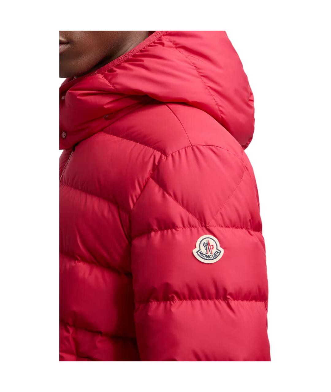 MONCLER Красный пуховик, фото 3