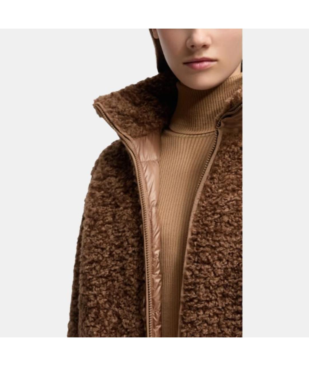 MONCLER Коричневая куртка, фото 3