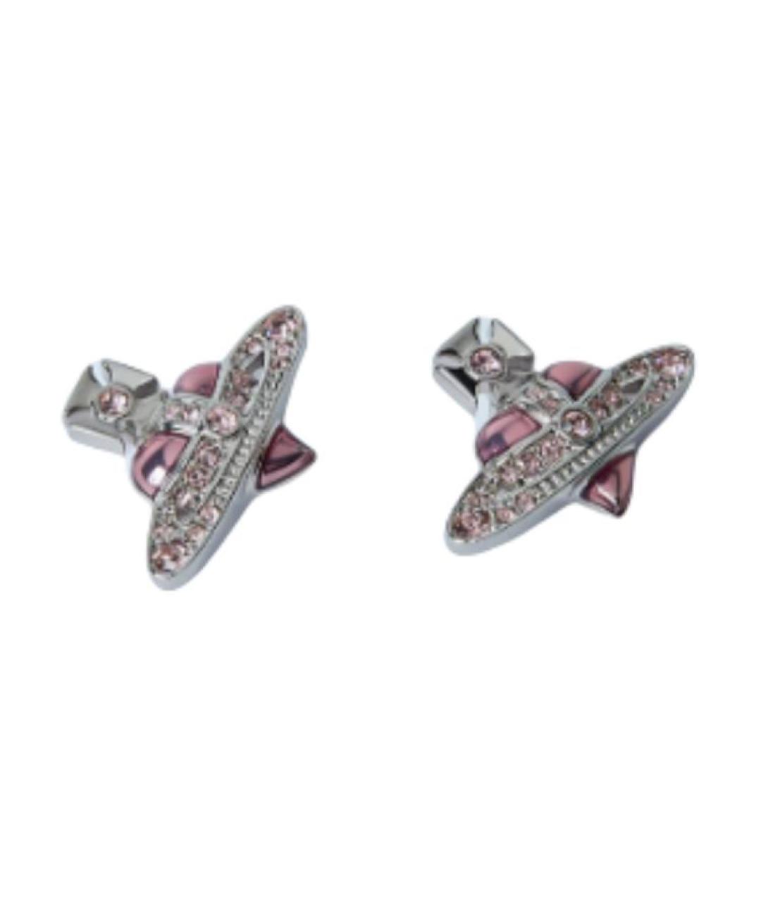 VIVIENNE WESTWOOD Серебряные латунные серьги, фото 2