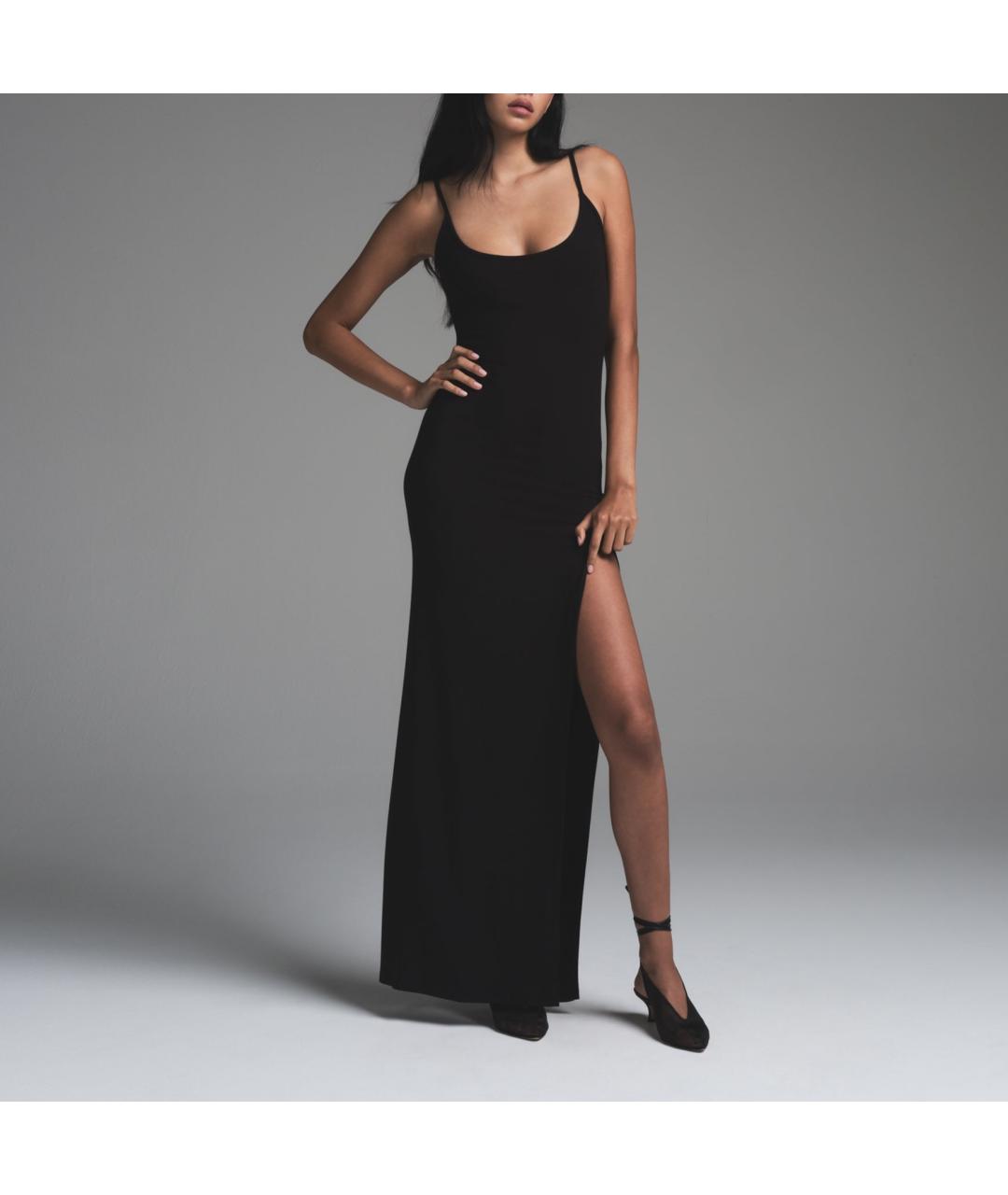 SKIMS Черное вечернее платье, фото 2