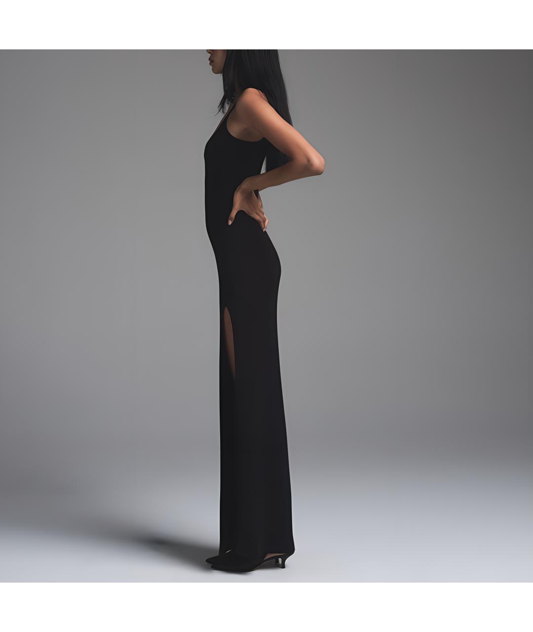 SKIMS Черное вечернее платье, фото 3