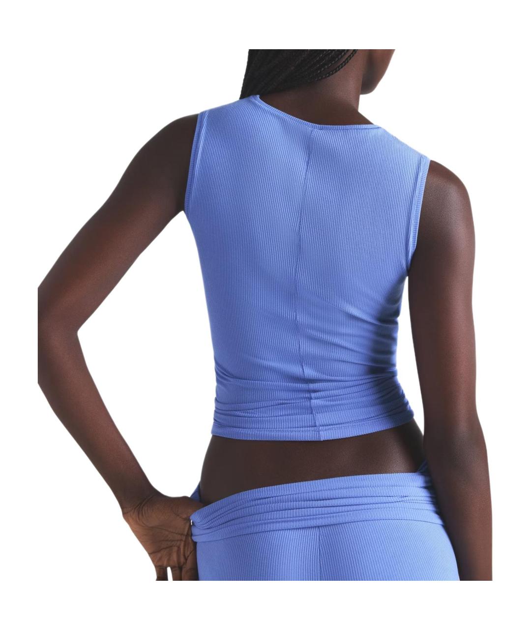 SKIMS Синяя майка, фото 4