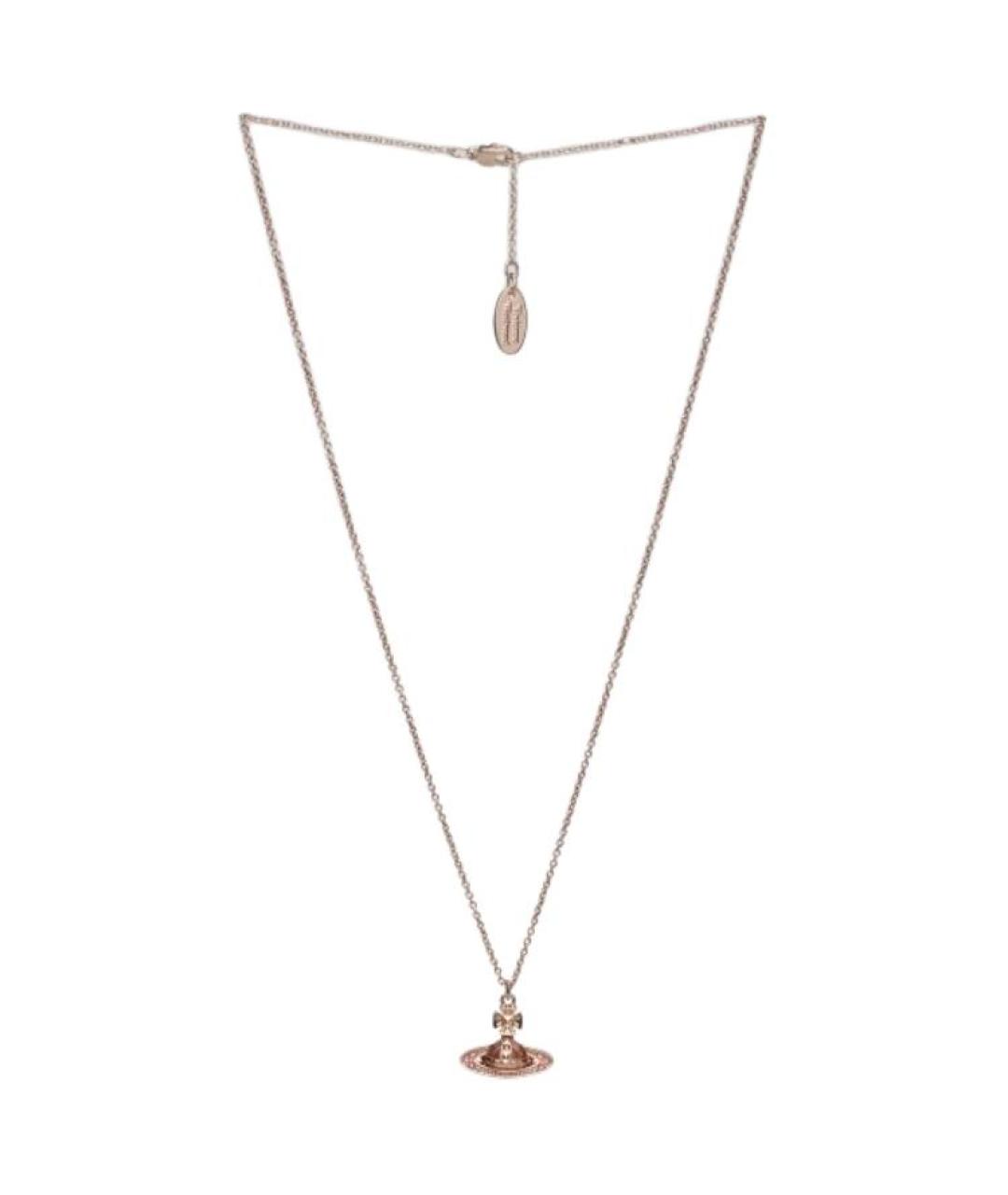 VIVIENNE WESTWOOD Золотая латунная цепочка, фото 2