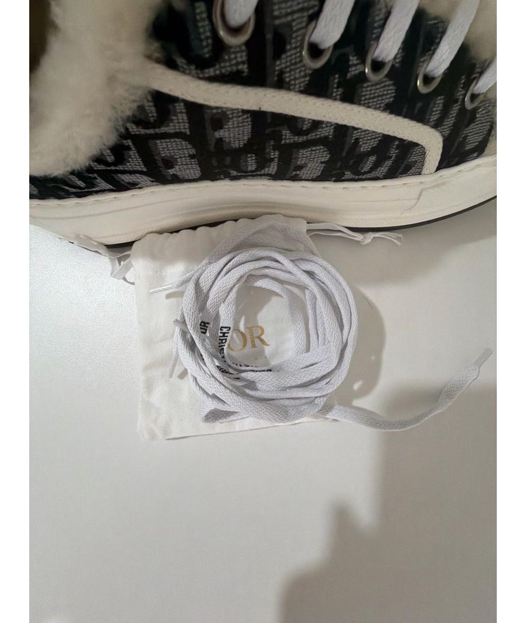 CHRISTIAN DIOR Темно-синие кеды, фото 7