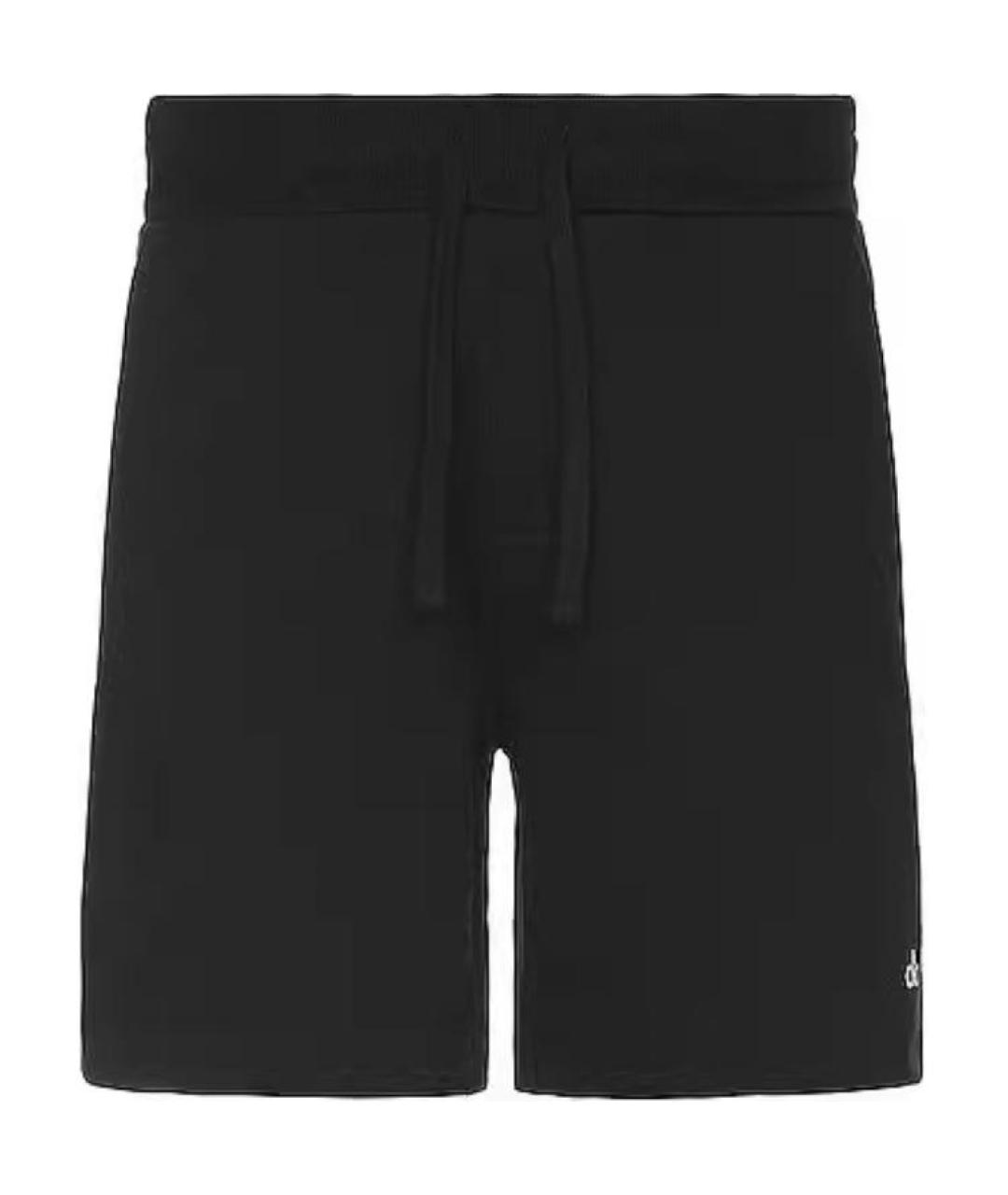 ALO YOGA Черные хлопковые шорты, фото 1