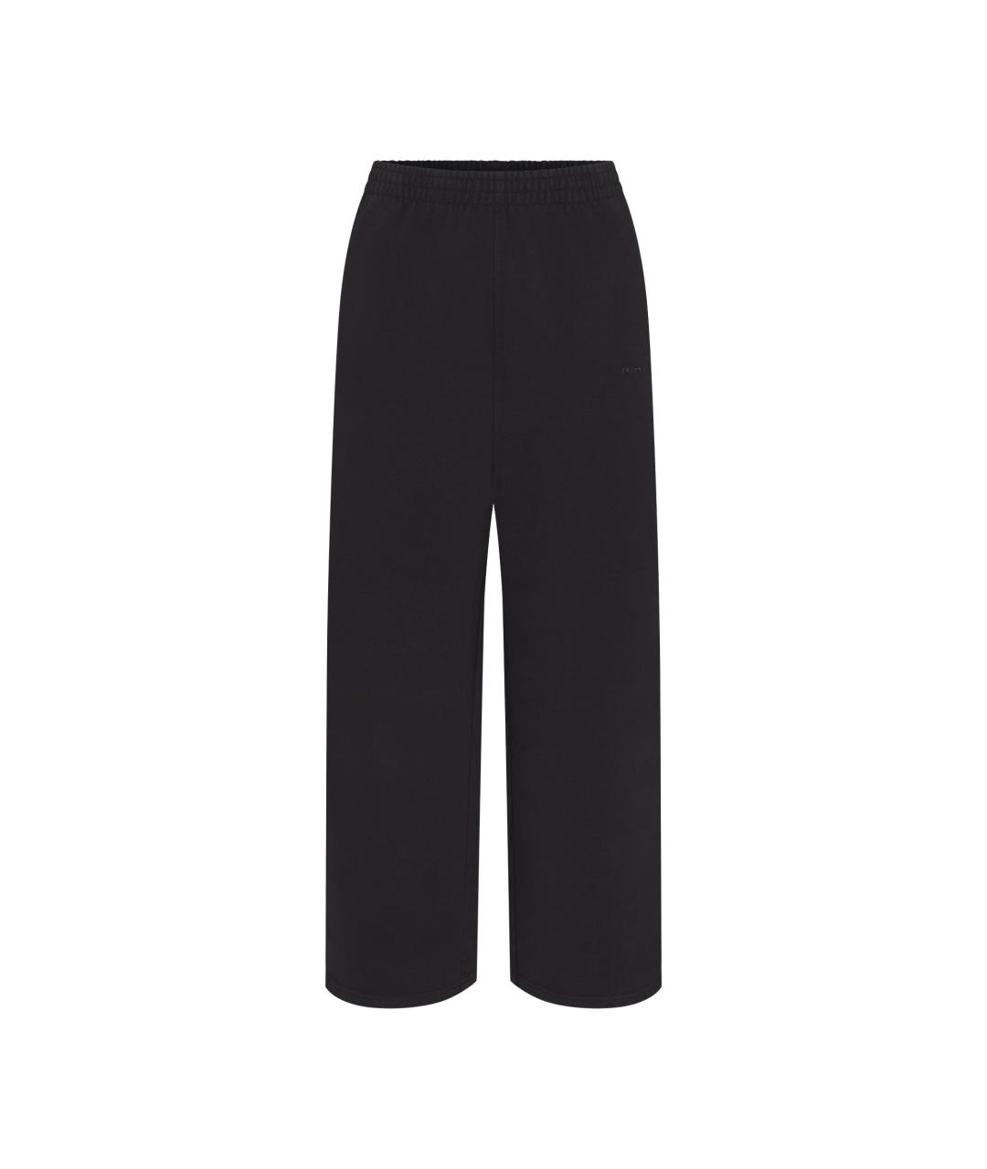 SKIMS Черные хлопковые прямые брюки, фото 1