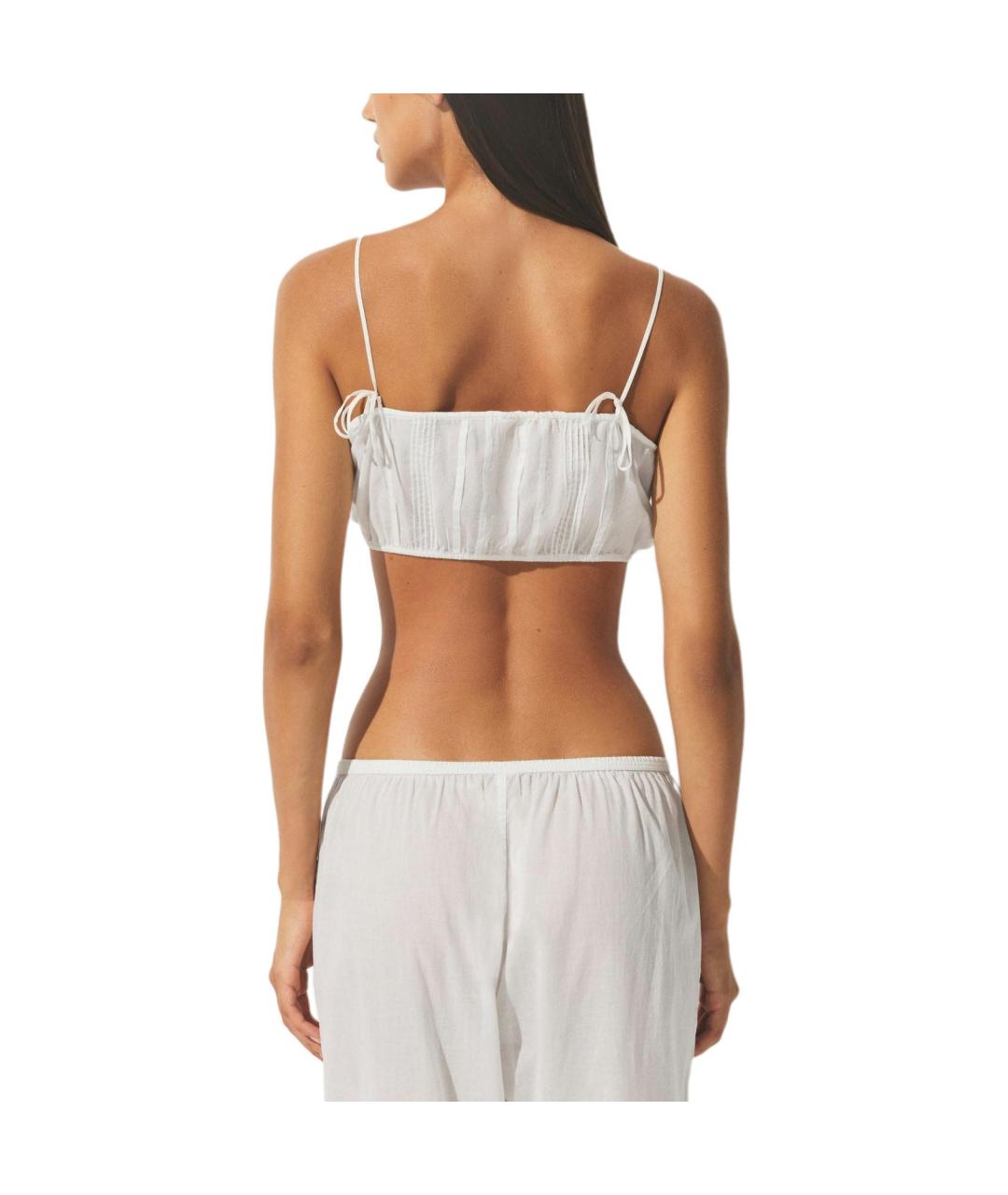 SKIMS Белая майка, фото 4