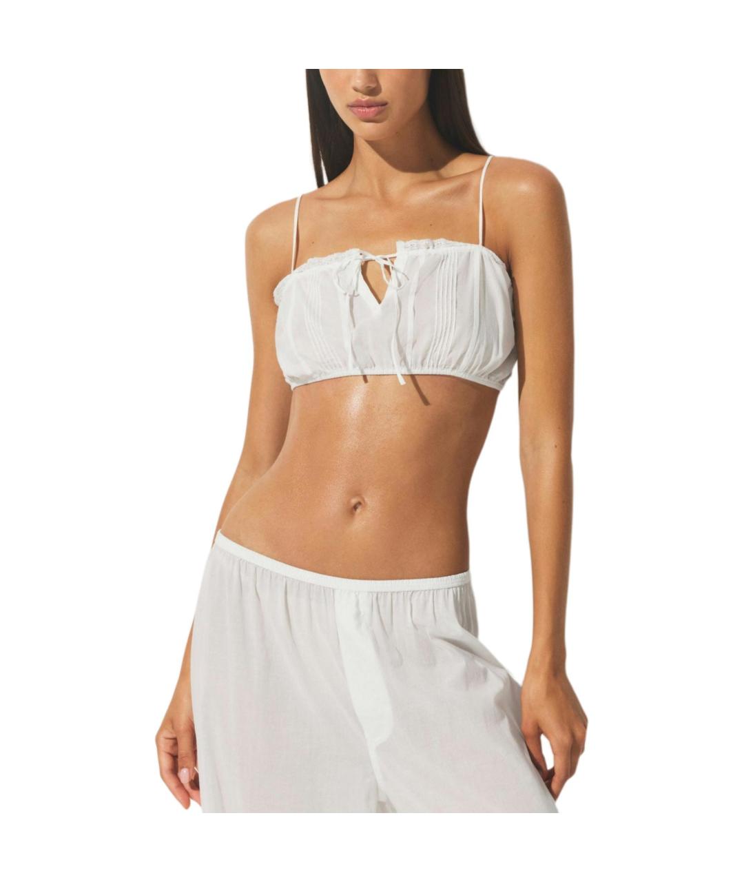 SKIMS Белая майка, фото 3