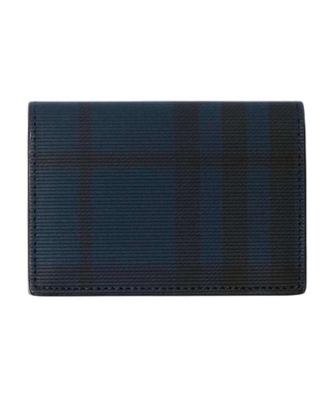 BURBERRY Черный кожаный кошелек, фото 2