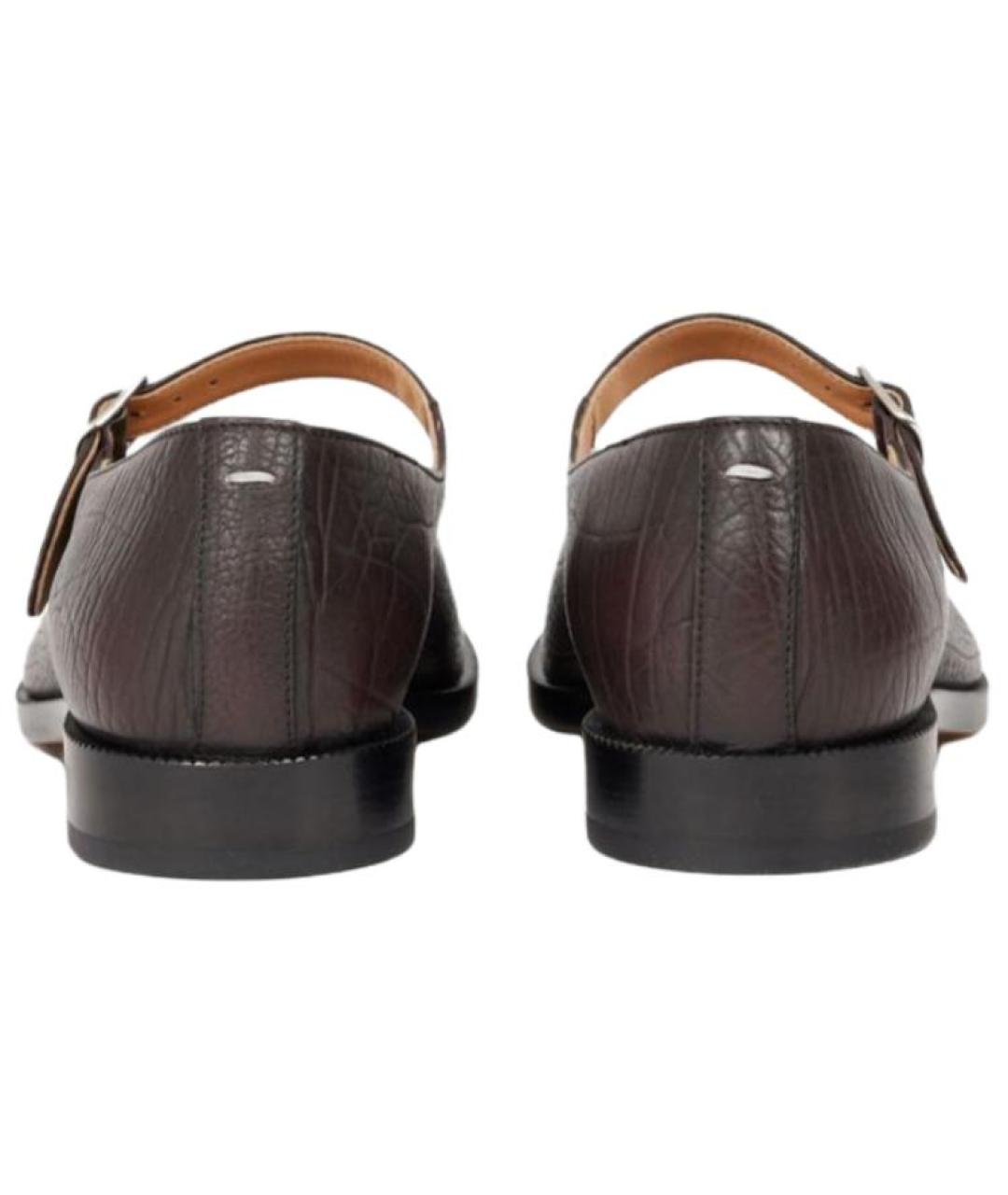 MAISON MARGIELA Коричневые кожаные балетки, фото 4