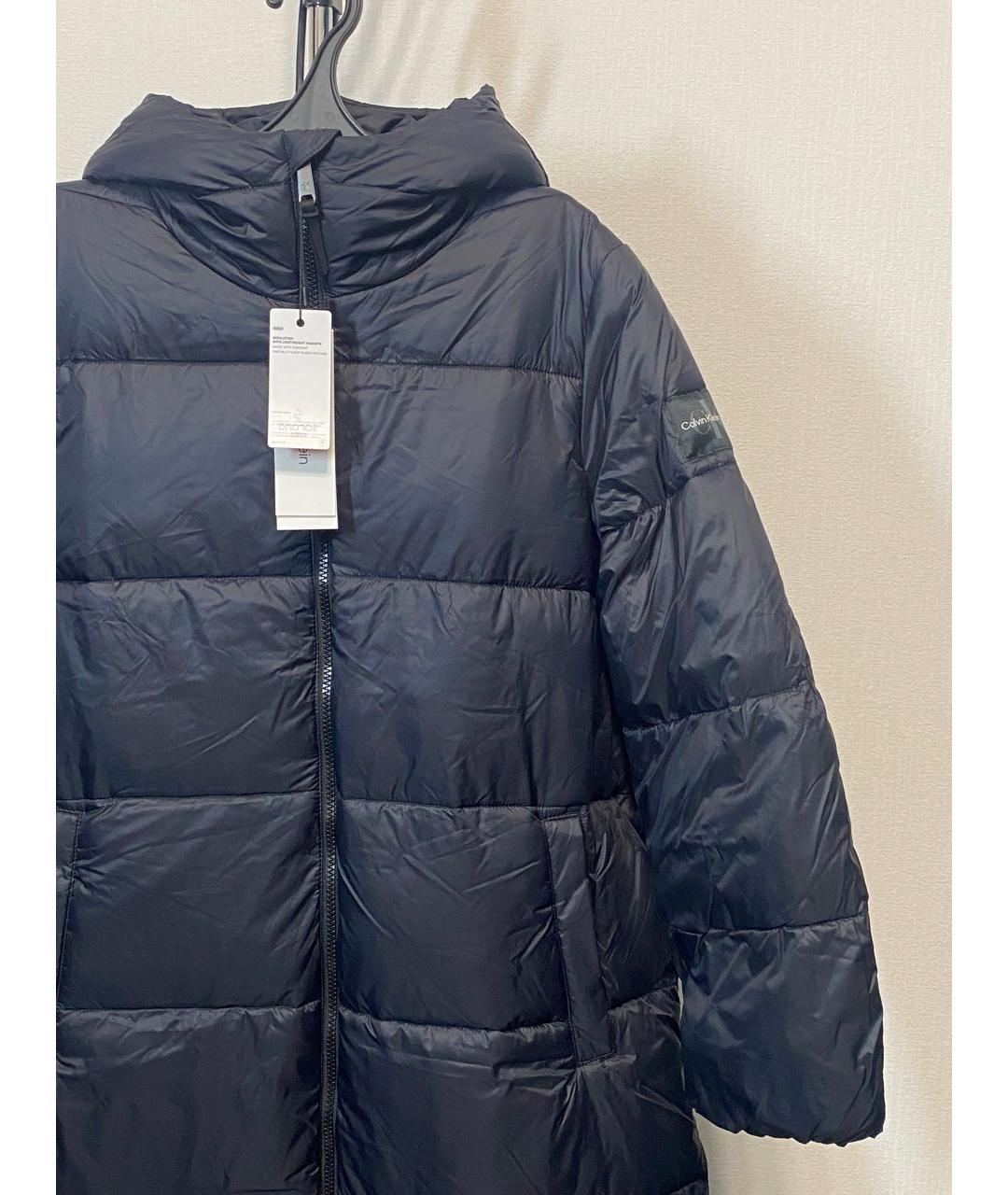 CALVIN KLEIN Черный полиэстеровый пуховик, фото 4