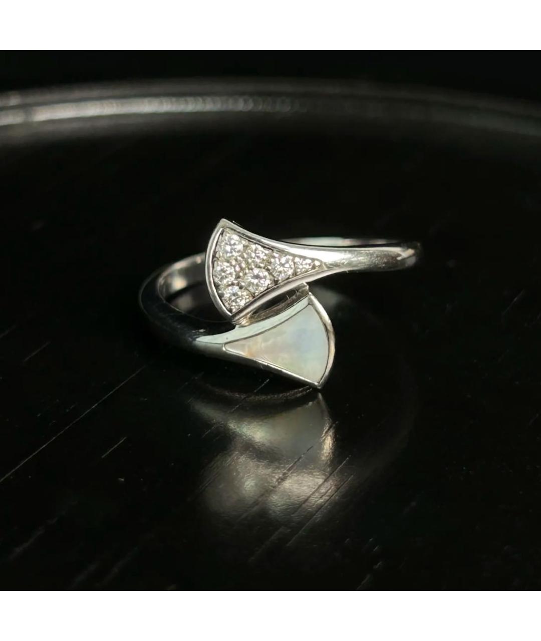 BVLGARI Серебряное кольцо из белого золота, фото 3
