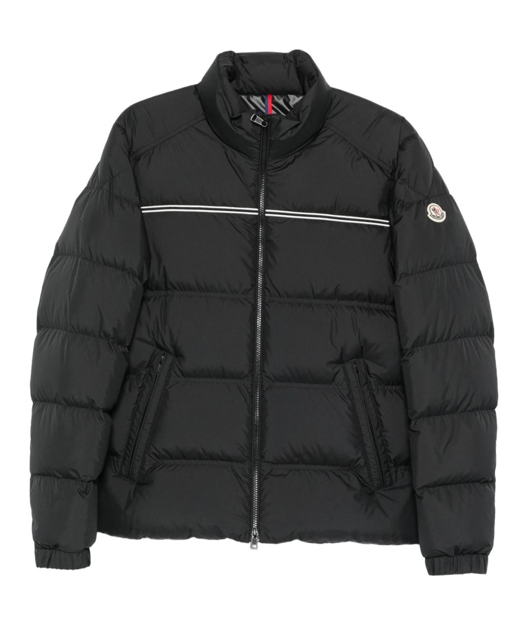 MONCLER Черный пуховик, фото 1