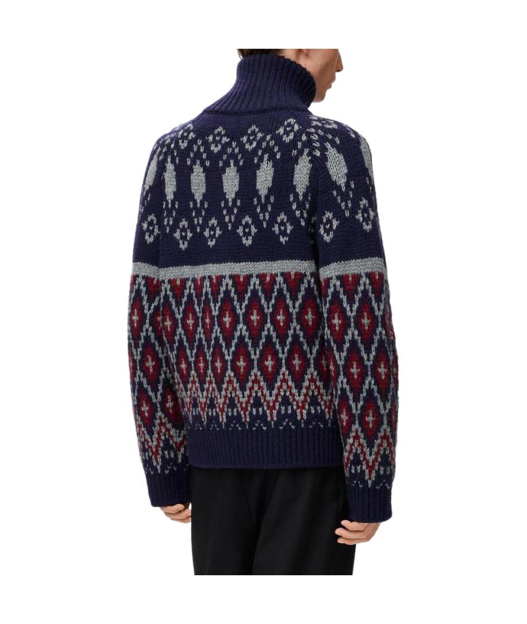 LOEWE Темно-синий джемпер / свитер, фото 3