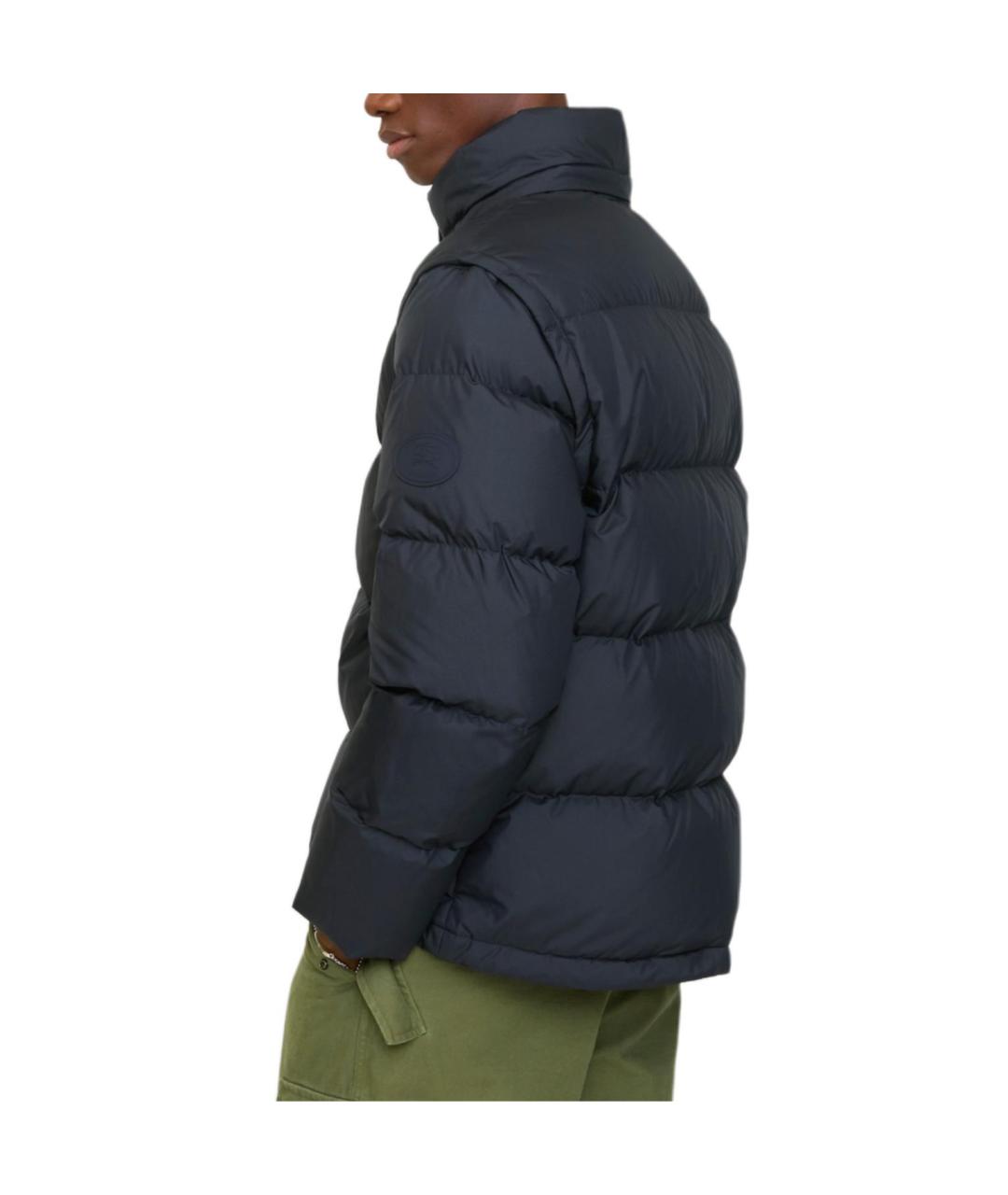 BURBERRY Темно-синий пуховик, фото 3
