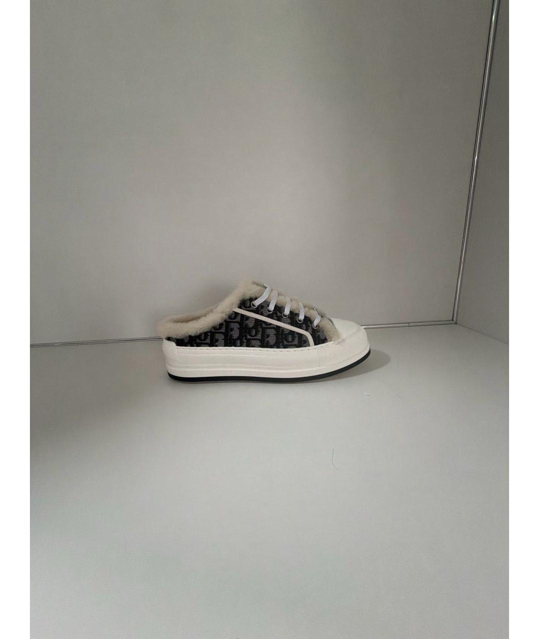 CHRISTIAN DIOR Темно-синие кеды, фото 9