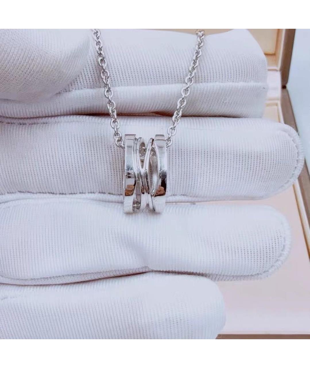 BVLGARI Белое колье из белого золота, фото 2