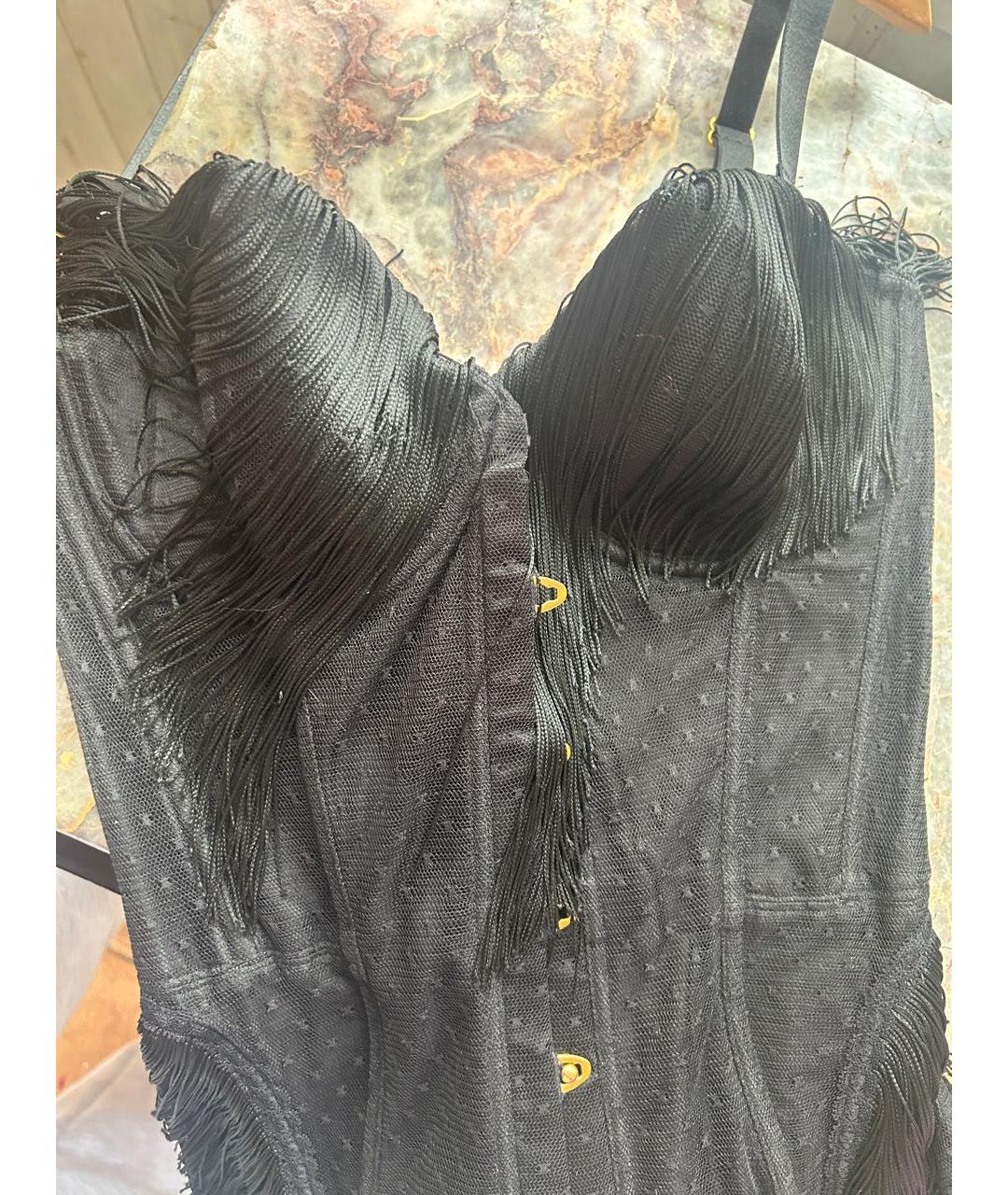 AGENT PROVOCATEUR Черный полиэстеровый корсет, фото 3