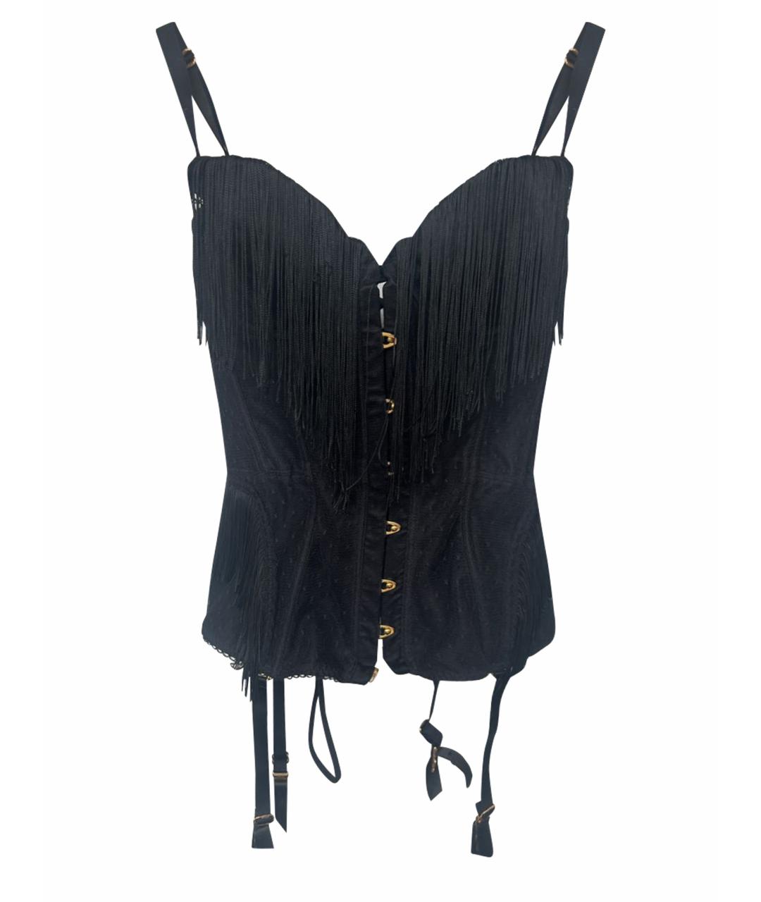 AGENT PROVOCATEUR Черный полиэстеровый корсет, фото 1